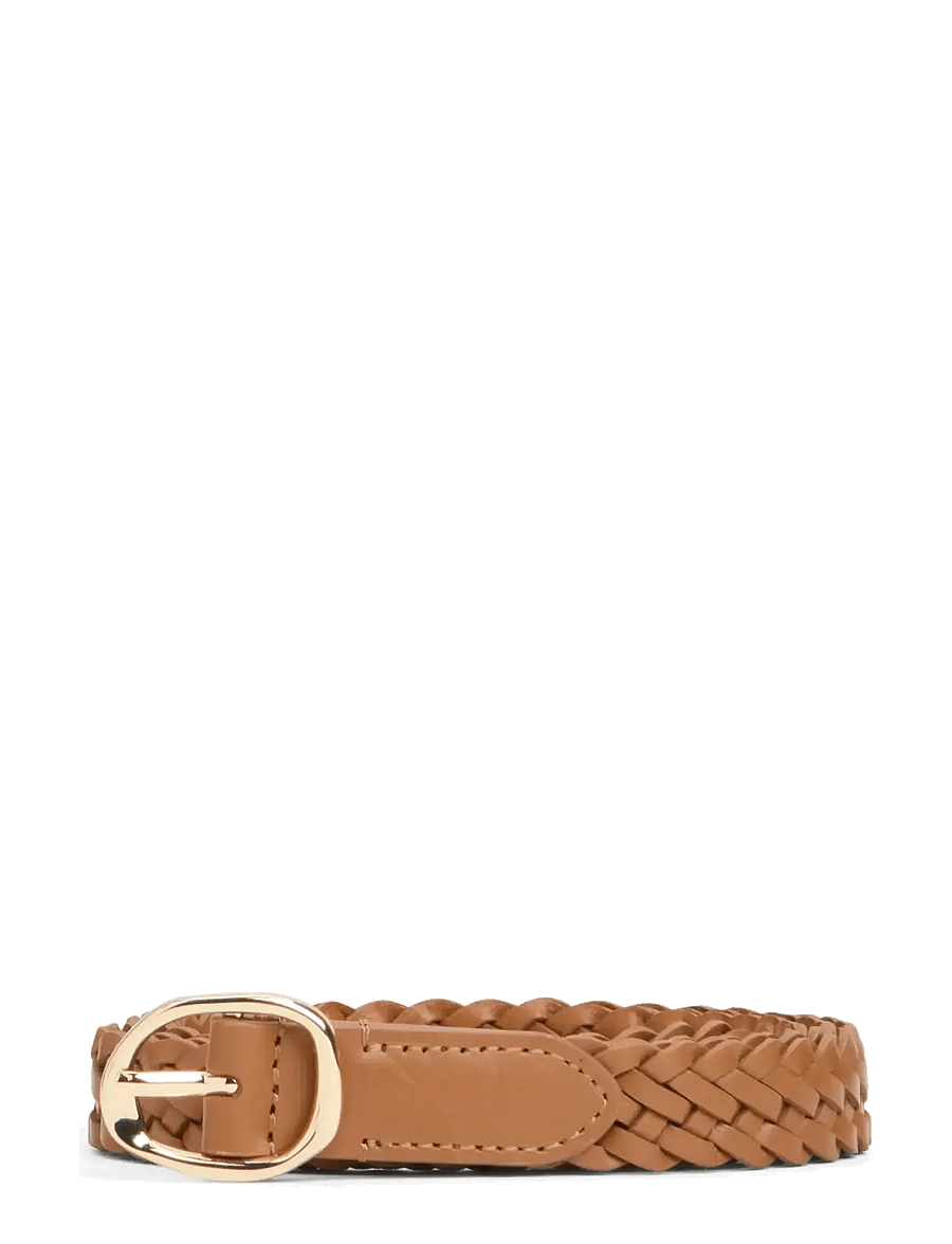 Tommy Hilfiger - TH SCULPT 2.0 WOVEN - läderskärp - cognac - 1