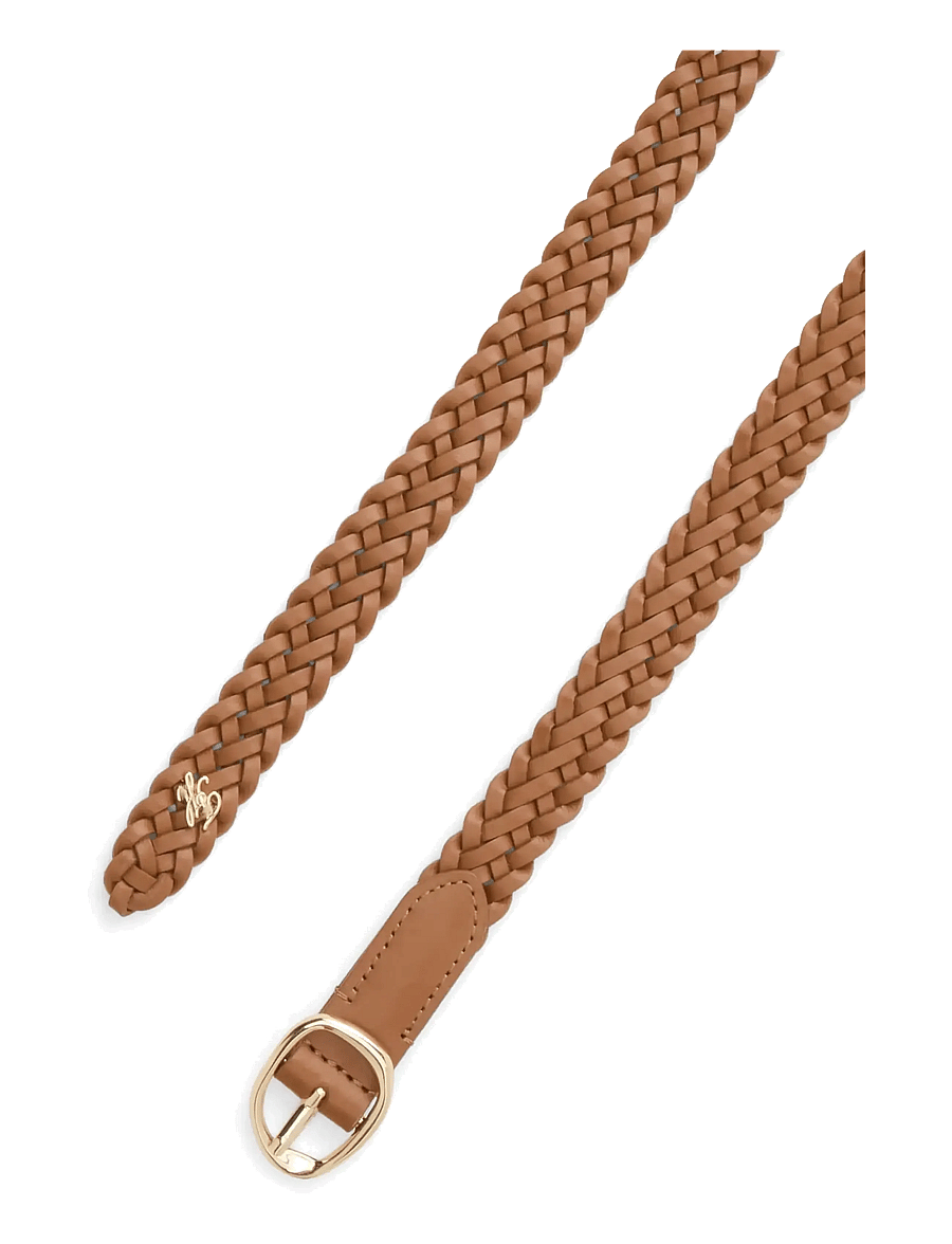 Tommy Hilfiger - TH SCULPT 2.0 WOVEN - läderskärp - cognac - 2