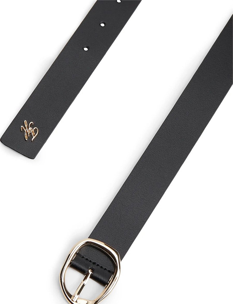 Tommy Hilfiger - TH SCULPT 3.0 - læderbælter - black - 3