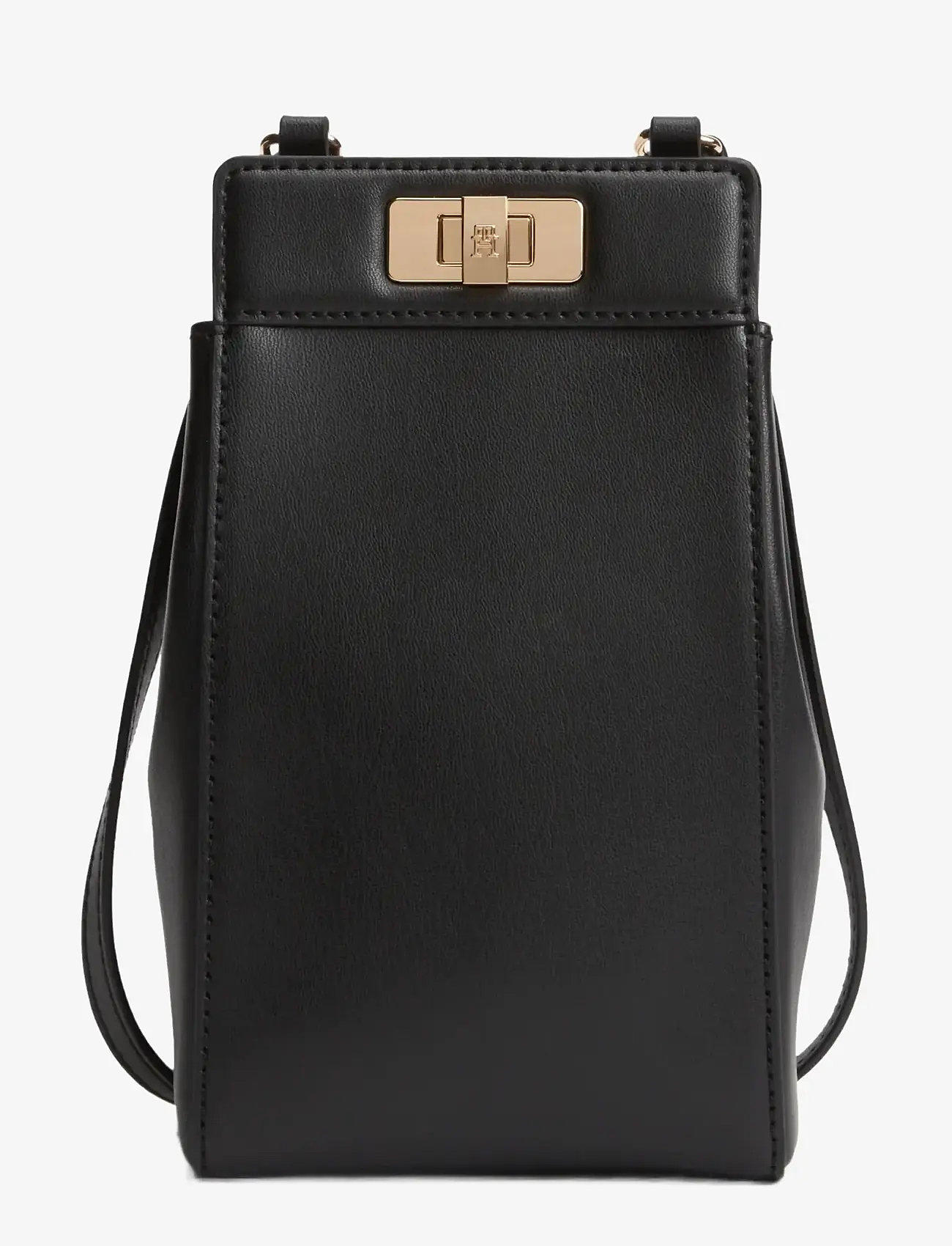 Tommy Hilfiger - TH MODERN PHONE POUCH - phone holders & charms - black - 1