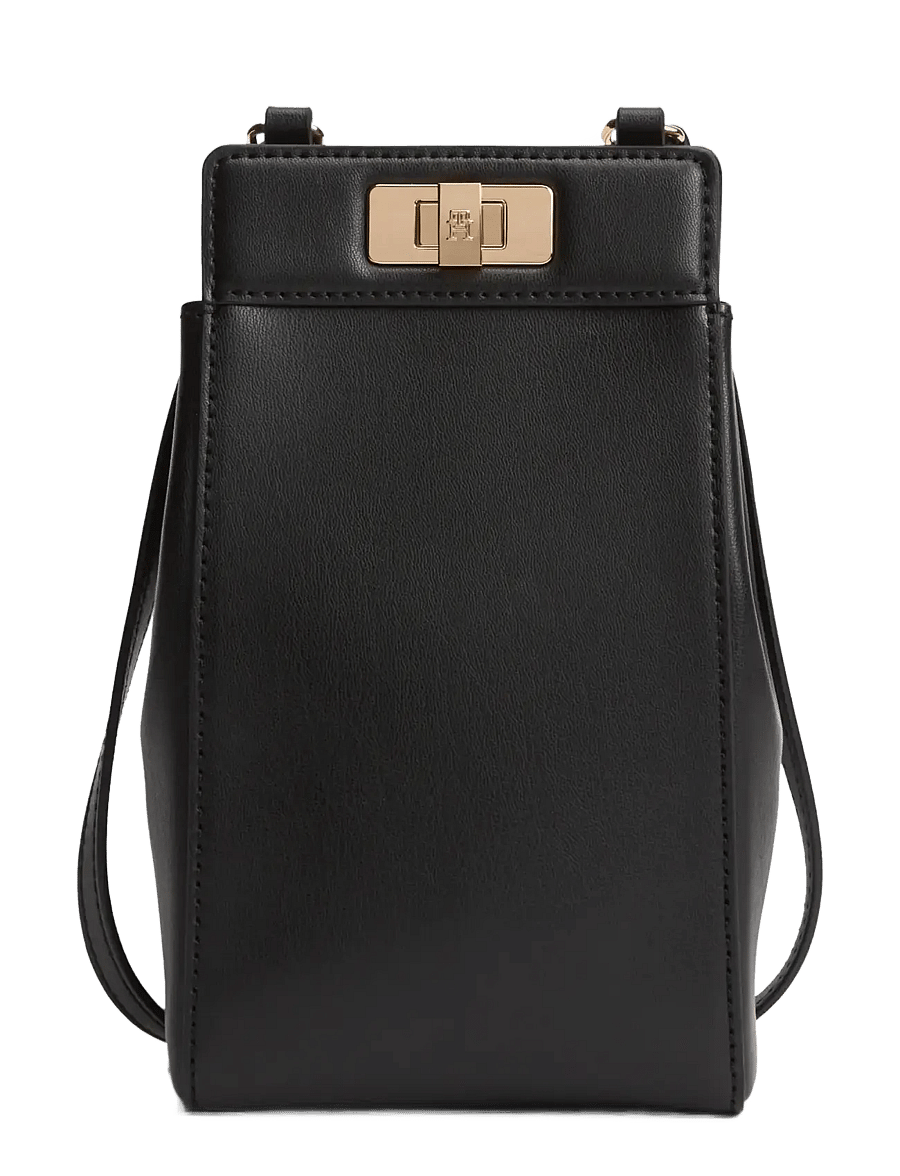 Tommy Hilfiger - TH MODERN PHONE POUCH - mobilholdere & phone charms - black - 1