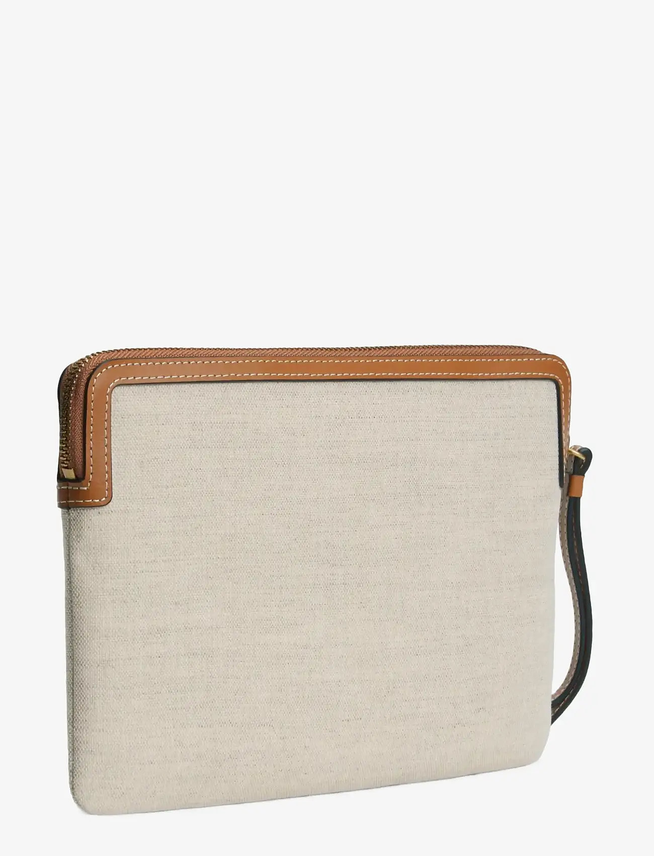 Tommy Hilfiger - TH SCRIPT DAILY POUCH CANVAS - special occasions - cognac - 1