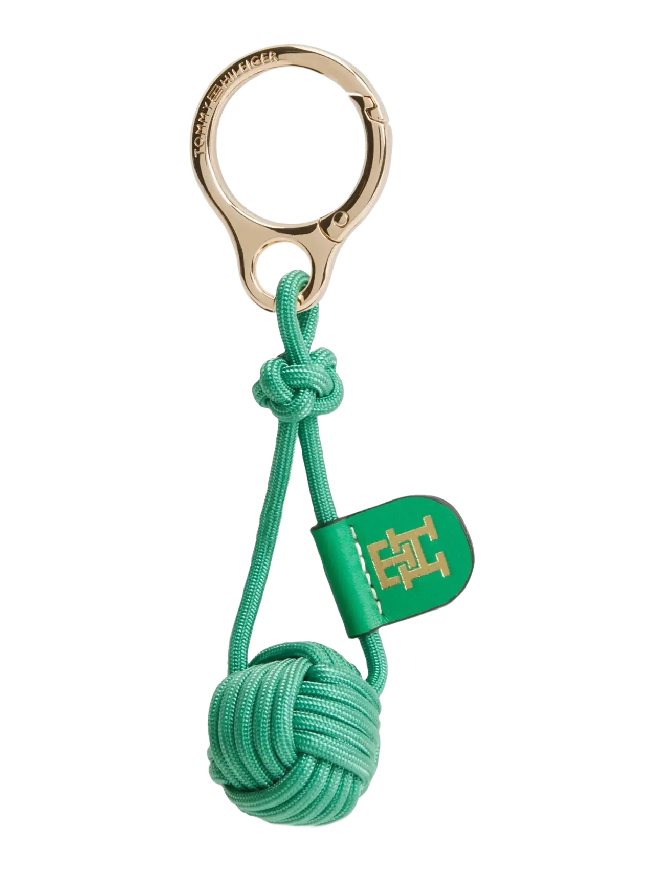 Tommy Hilfiger Th Charms Nautical Rope Knot, Kvinder, Nautisk Rebknude Nøglering, Grøn, Str: ONE SIZE