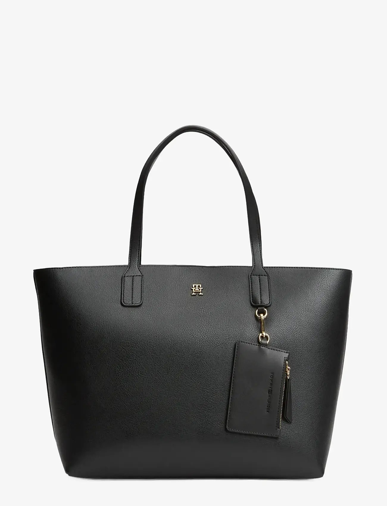 Tommy Hilfiger - TH ICON TOTE - tote bags - black - 1