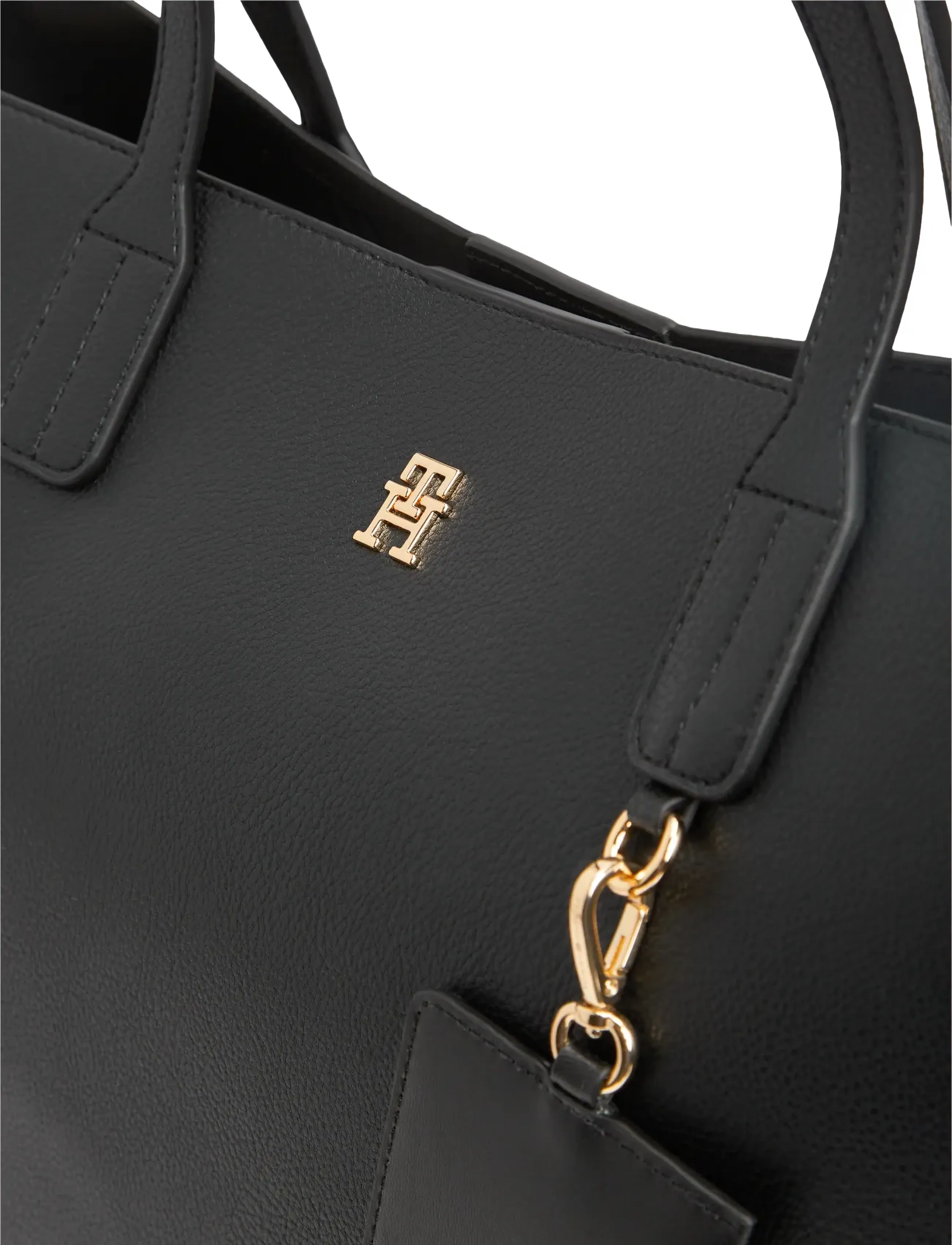 Tommy Hilfiger - TH ICON TOTE - tote bags - black - 3