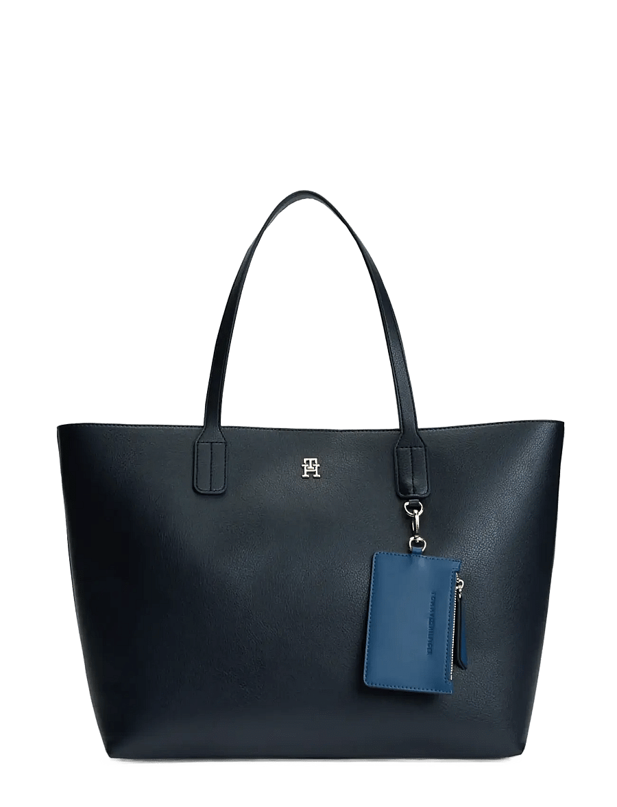 Tommy Hilfiger - TH ICON TOTE - tote bags - space blue - 0