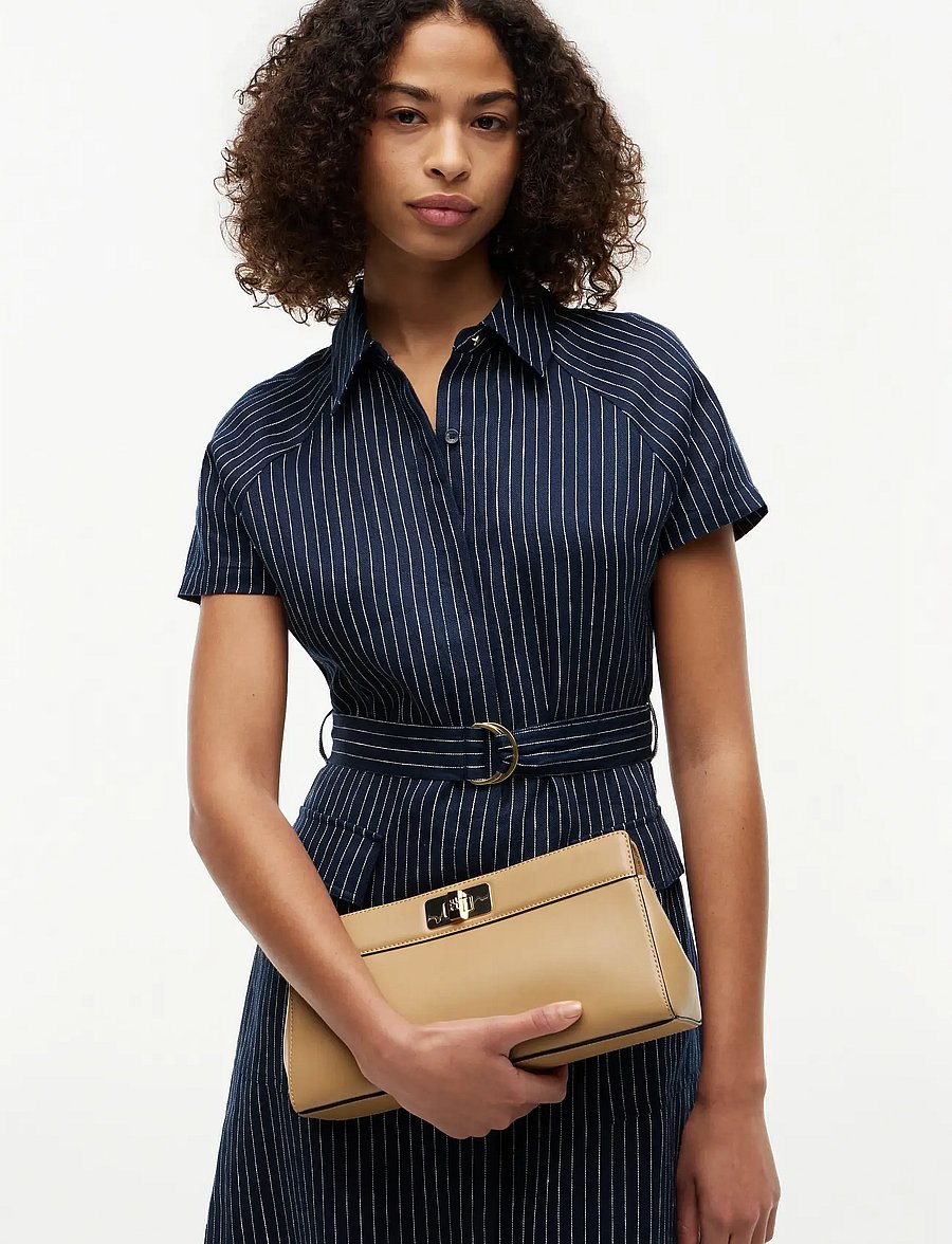 Tommy Hilfiger - TH MODERN CLUTCH - besondere anlässe - classic khaki - 0