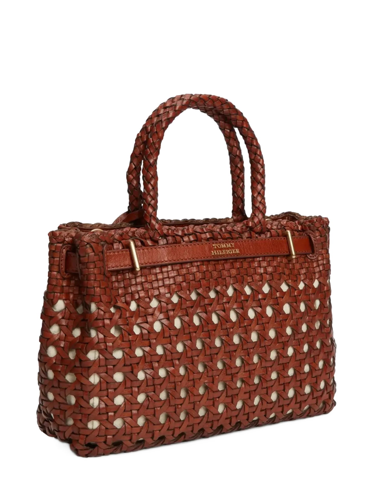 Tommy Hilfiger - AMERICAN ICON MINI TOTE BRAIDED - totes - tan - 2