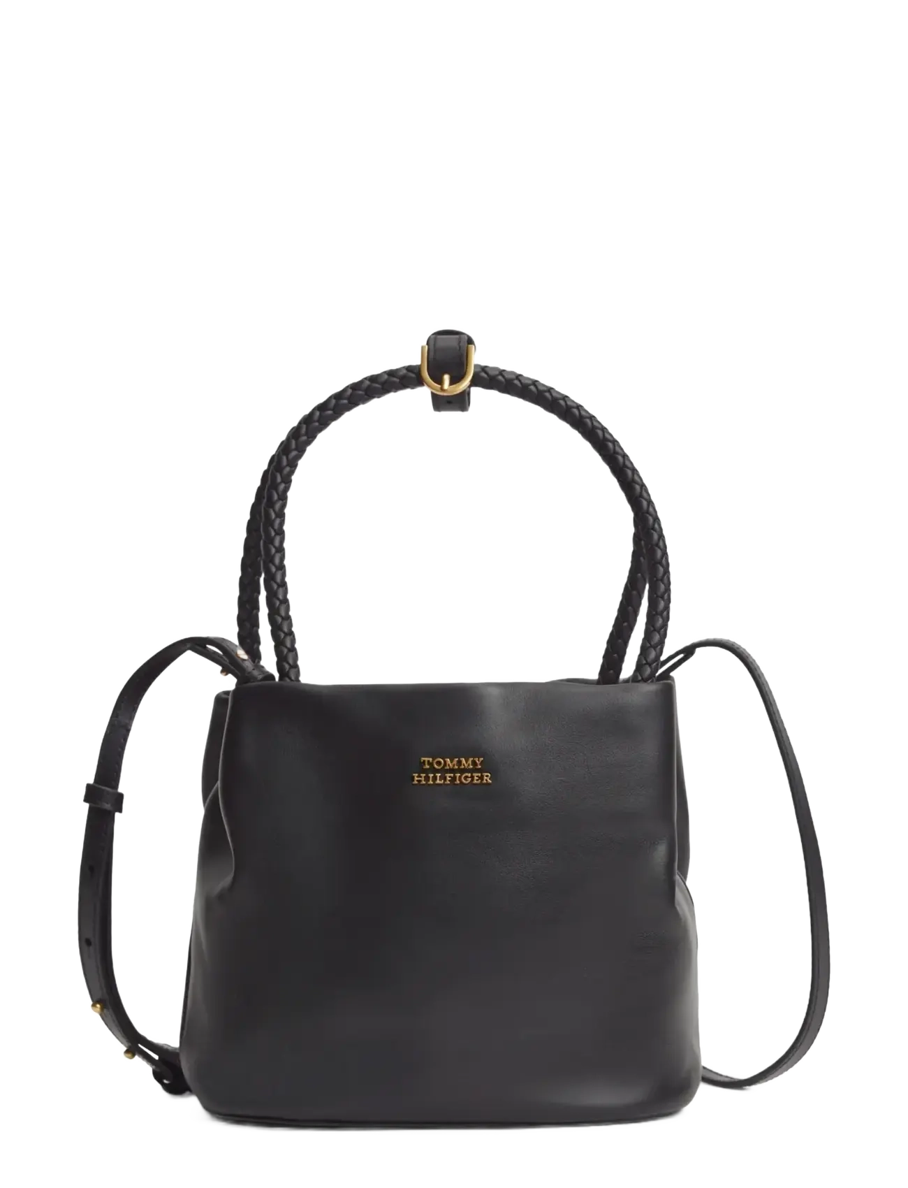 Tommy Hilfiger Th Marina Bucket Leather, One Size, Black, Tasker > Spande, Dame