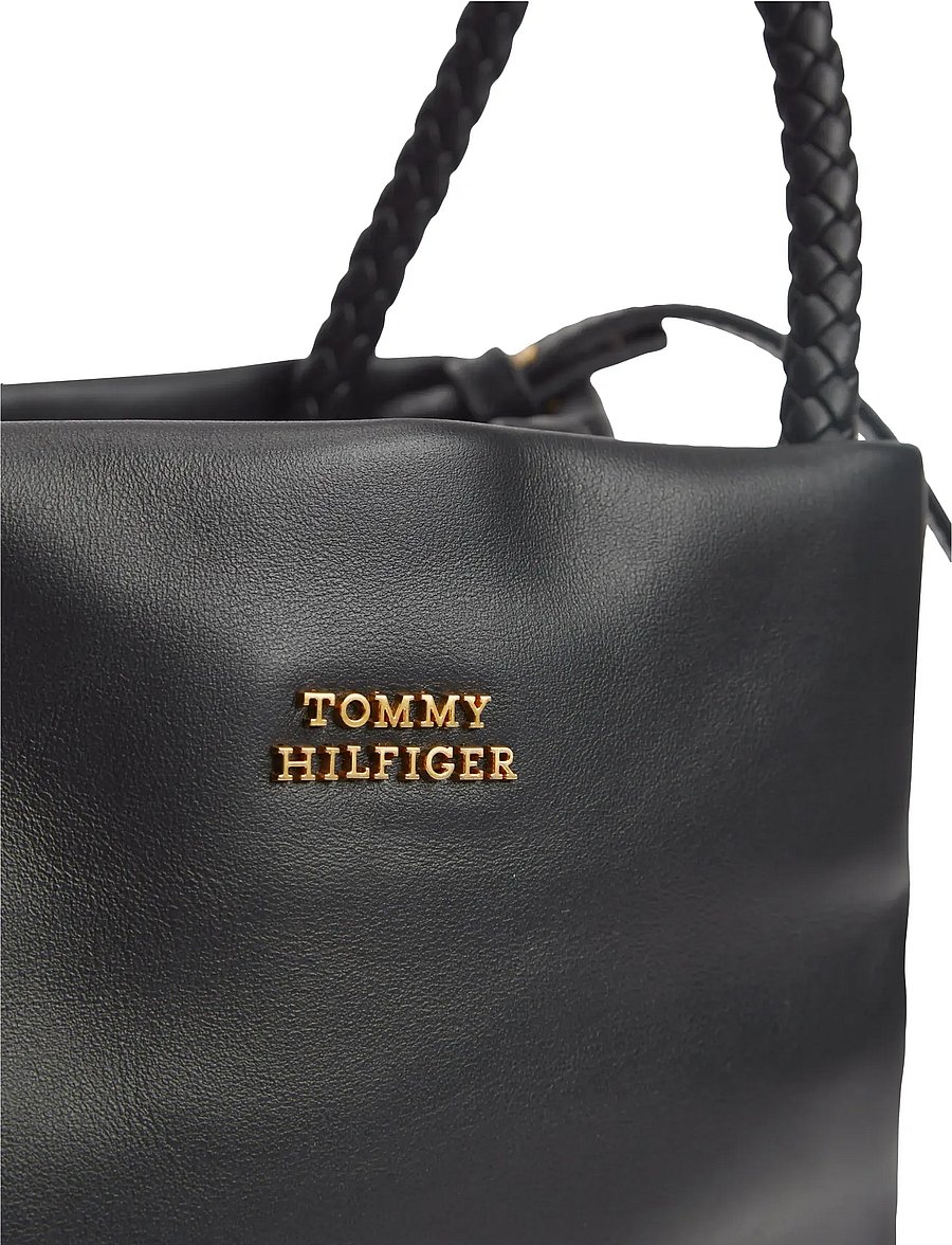 Tommy Hilfiger - TH MARINA BUCKET LEATHER - alltags-style - black - 3