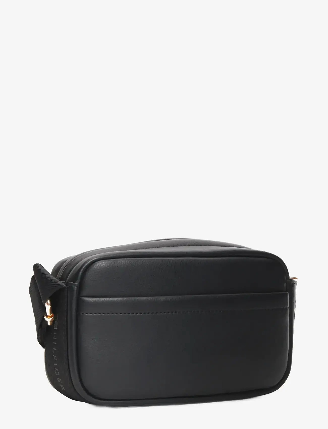 Tommy Hilfiger - TH LOGOTAPE CAMERA BAG - crossbody bags - black - 2