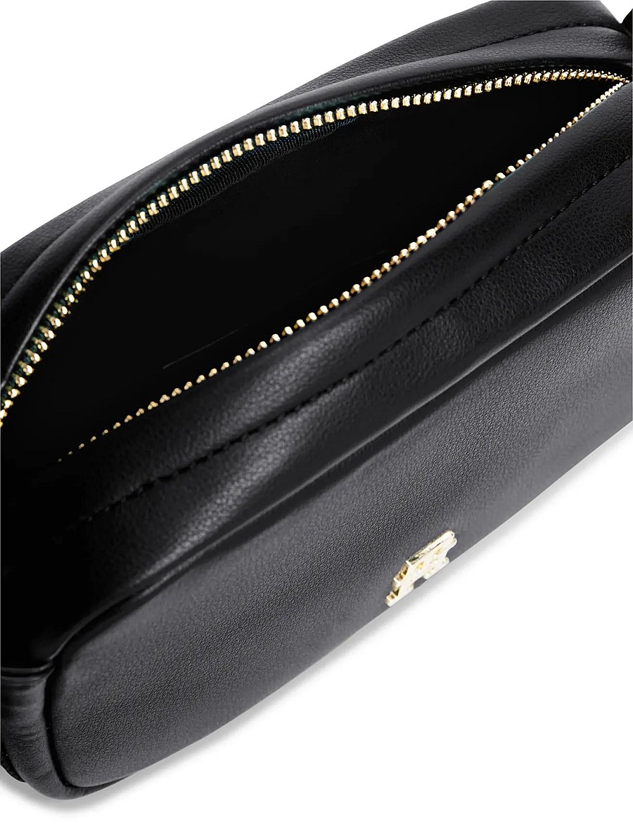 Tommy Hilfiger - TH LOGOTAPE CAMERA BAG - crossbody bags - black - 3