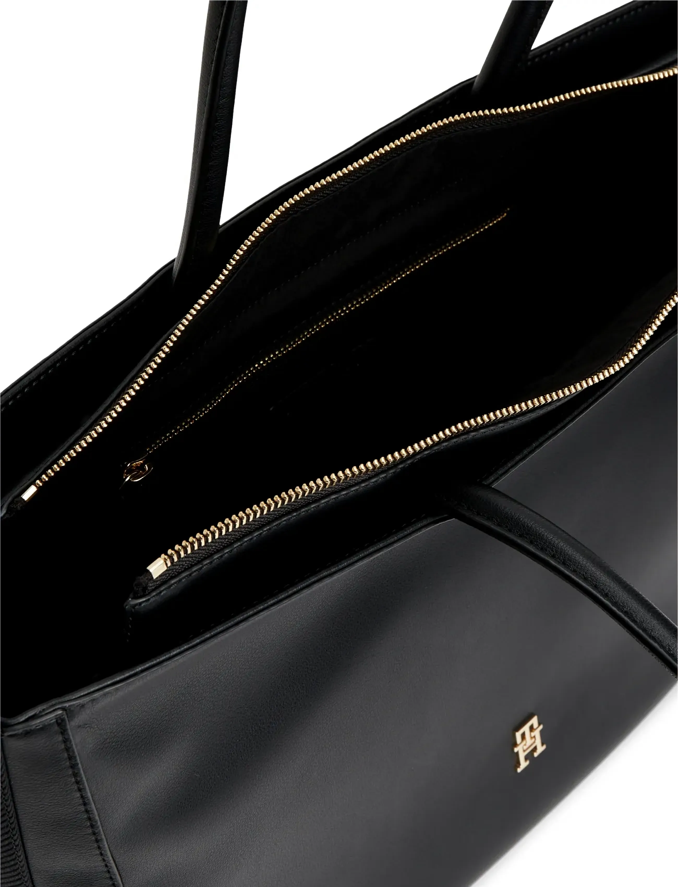 Tommy Hilfiger - TH LOGOTAPE TOTE - tote bags - black - 3