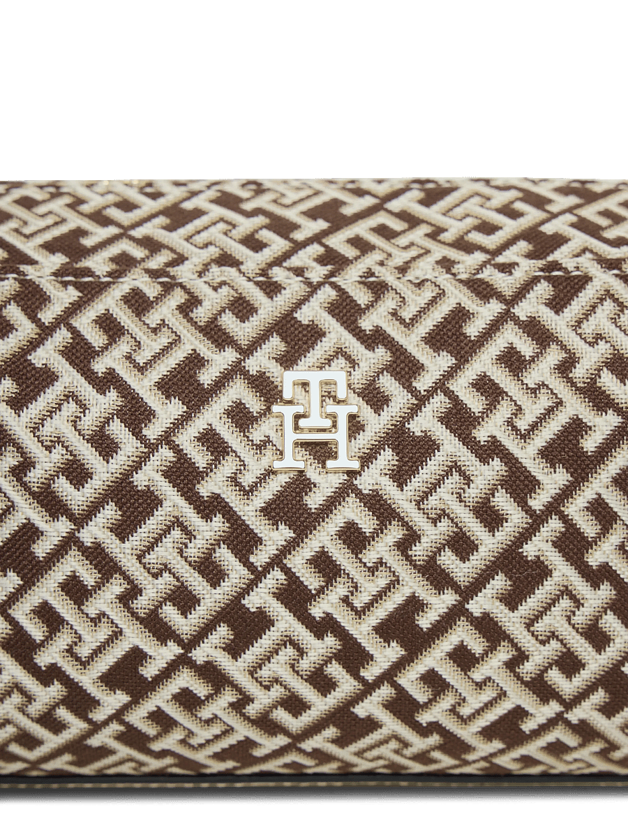 Tommy Hilfiger - TH GRACE SHOULDER BAG JACQUARD - alltags-style - neutral mono - 2