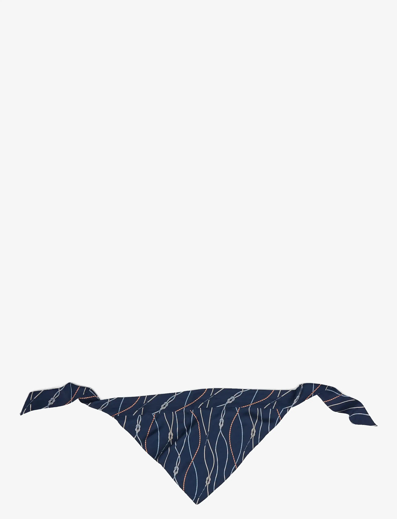 Tommy Hilfiger - TH NAUTICAL SILK TRIANGLE SCARF - tynde tørklæder - yale navy - 1
