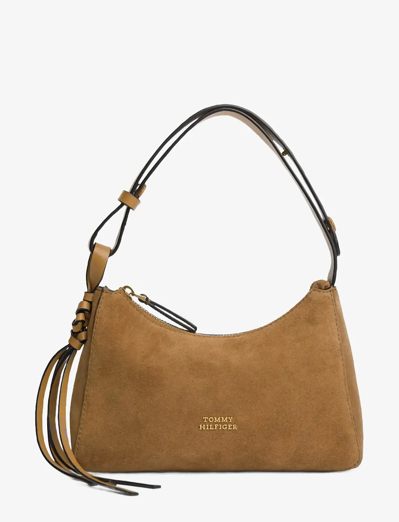 Tommy Hilfiger - TH STATEMENT MINI SHOULD BAG SUE - everyday style - cognac - 1