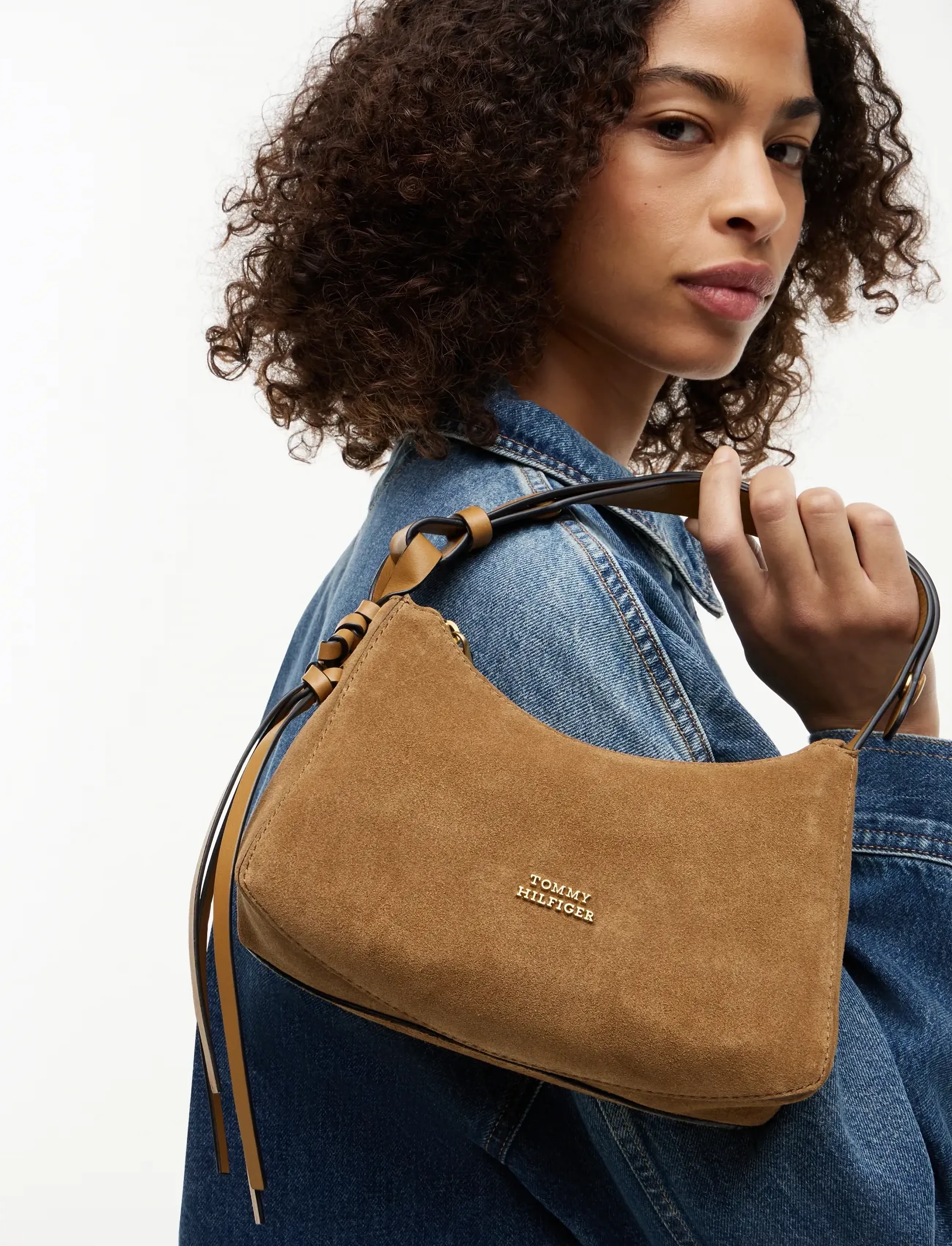 Tommy Hilfiger Th Statement Mini Should Bag Sue, One Size, Bags, Braun - Small Shoulder Bags-crossbody Frauen