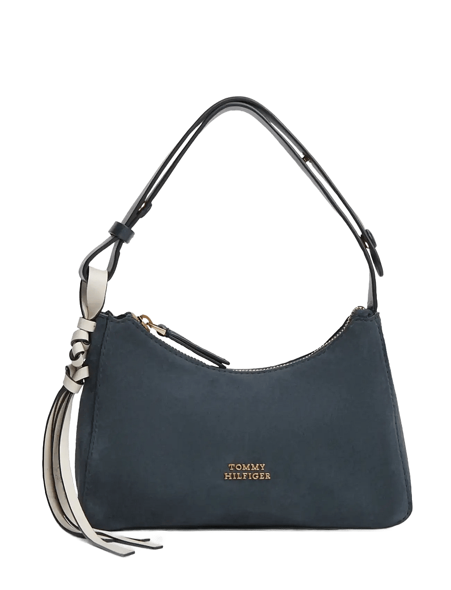Tommy Hilfiger - TH STATEMENT MINI SHOULD BAG SUE - hverdags stil - space blue - 1