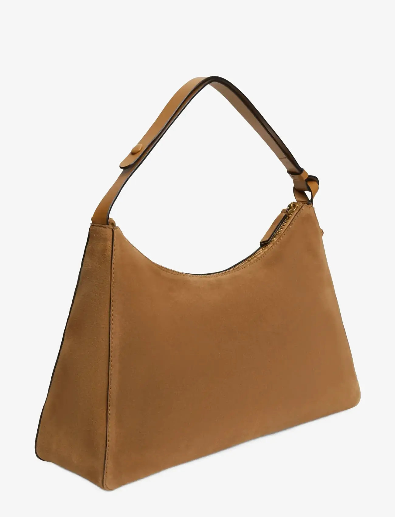 Tommy Hilfiger - TH STATEMENT SHOULDER BAG SUEDE - hverdags stil - cognac - 2