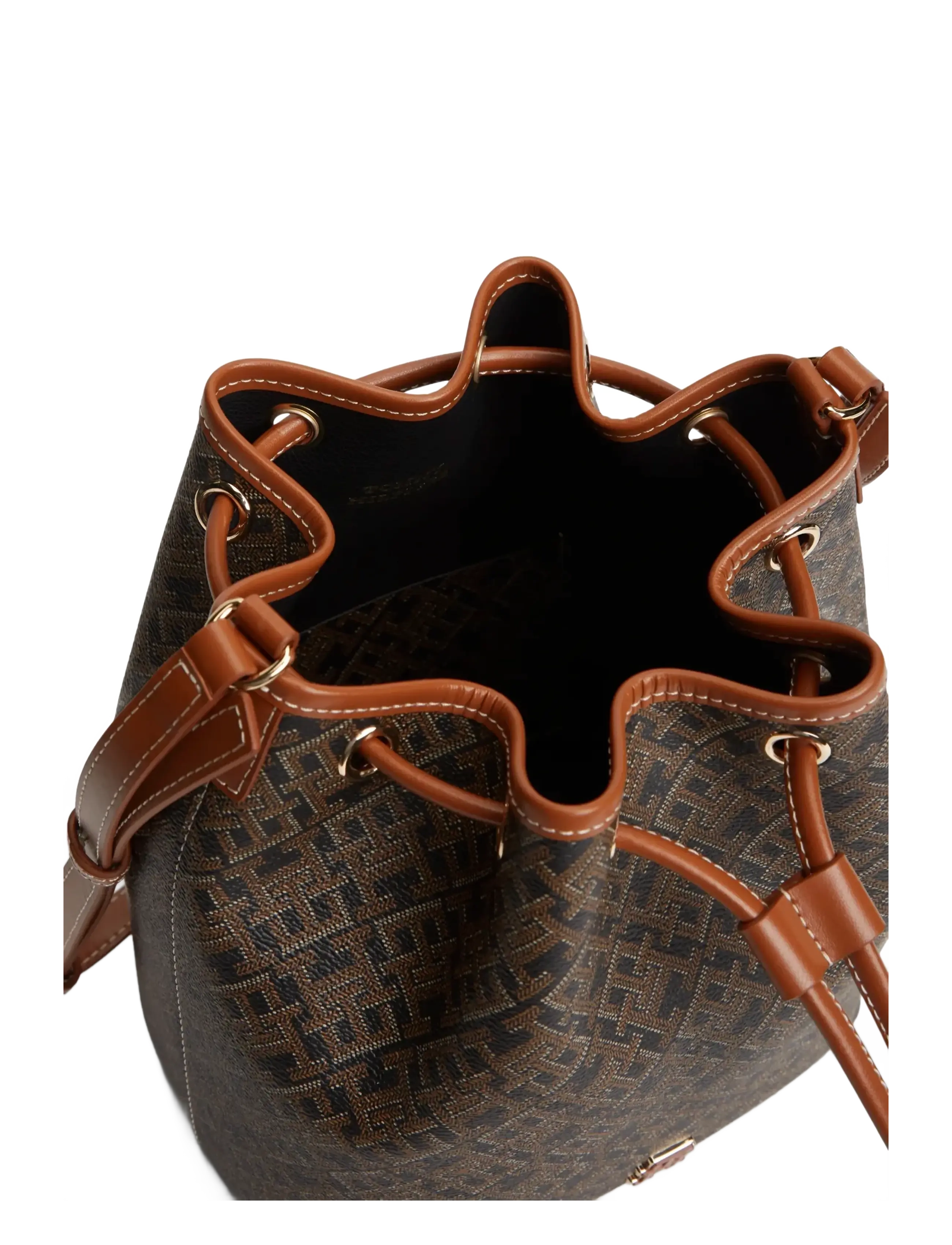 Tommy Hilfiger - TH MONOPLAY BUCKET LE - bucket bags - black mix - 3