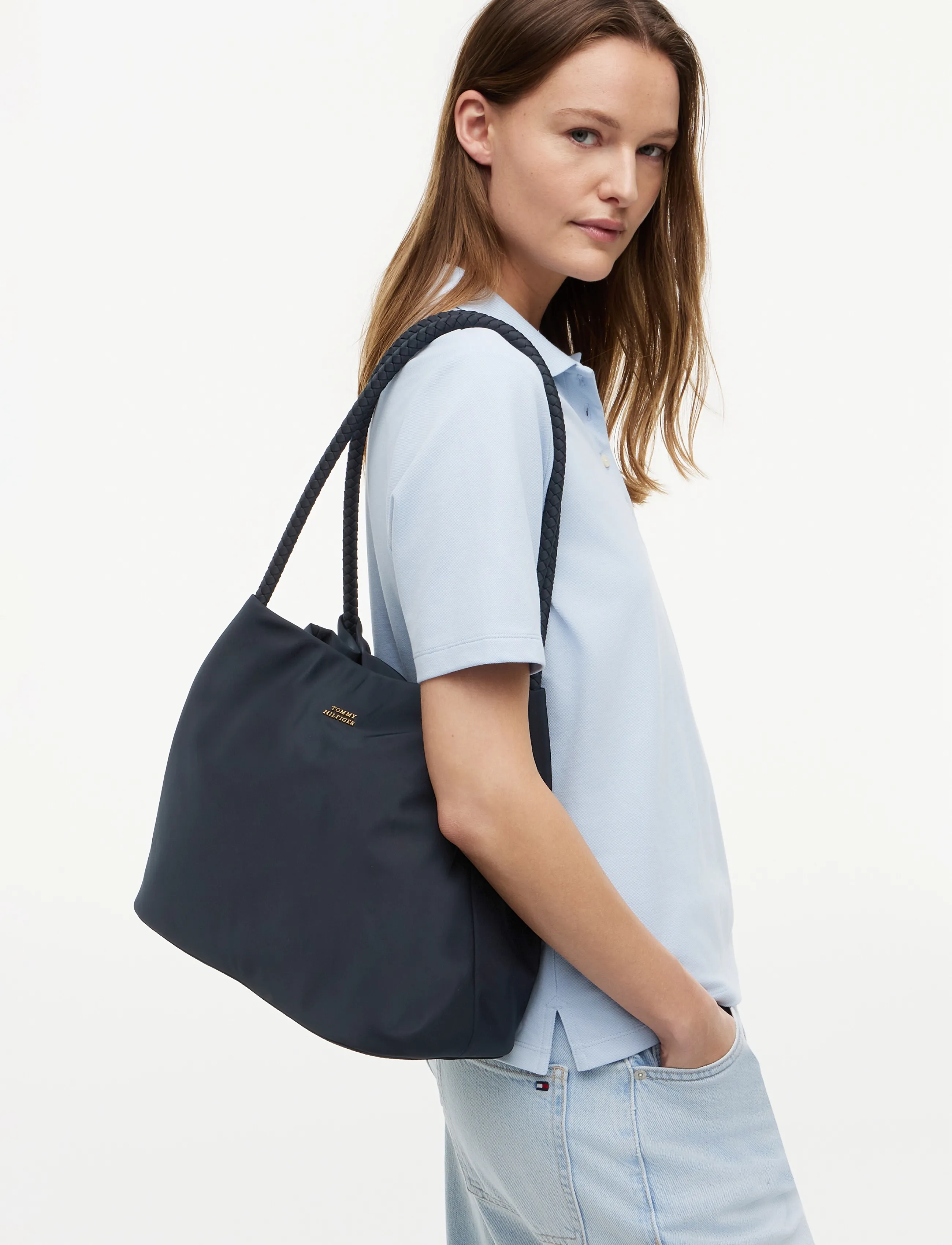 Tommy Hilfiger - TH MARINA HOBO/TOTE NYLON - accessoarer - black - 2