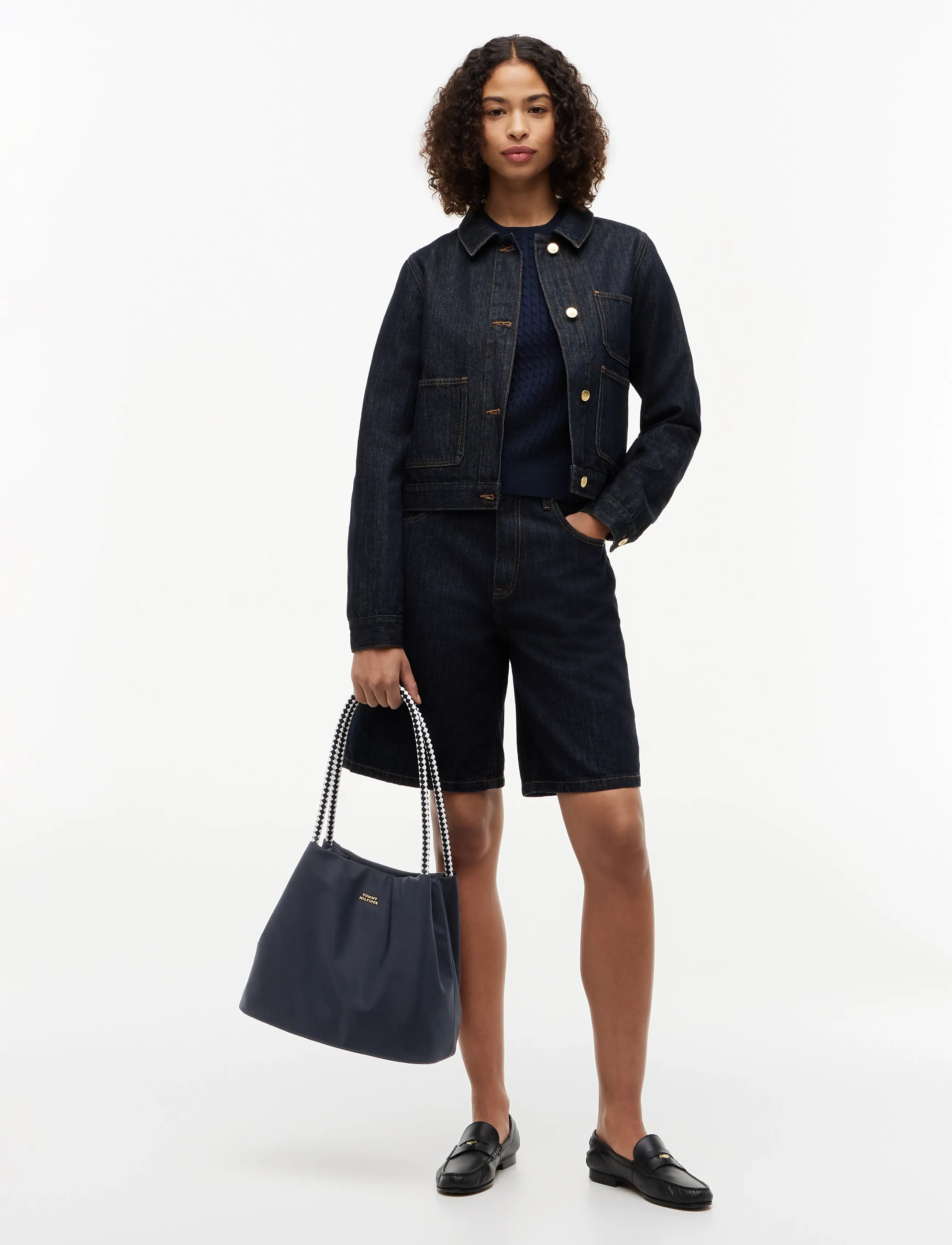 Tommy Hilfiger - TH MARINA HOBO/TOTE NYLON - accessoires - space blue - 2