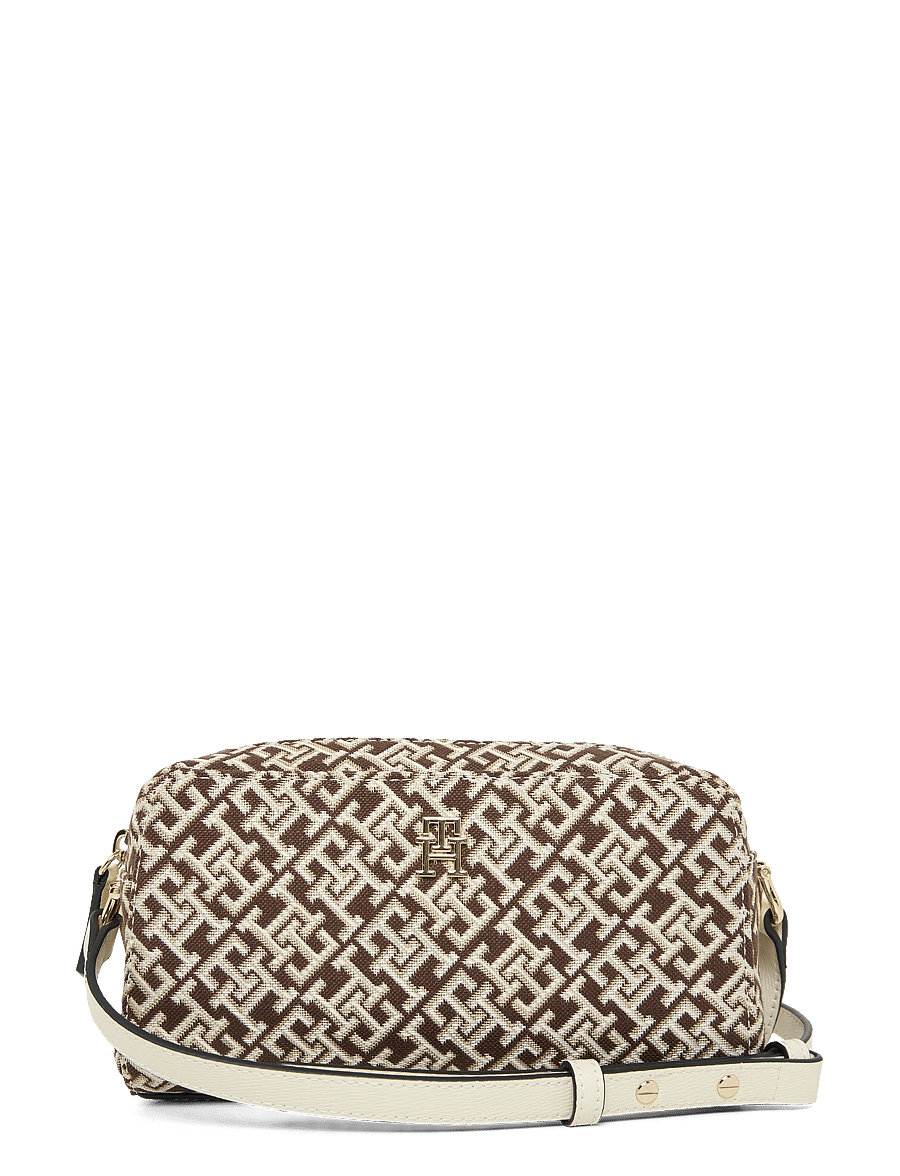 Tommy Hilfiger - TH GRACE CAMERA BAG JACQUARD - arkityyli - neutral mono - 0