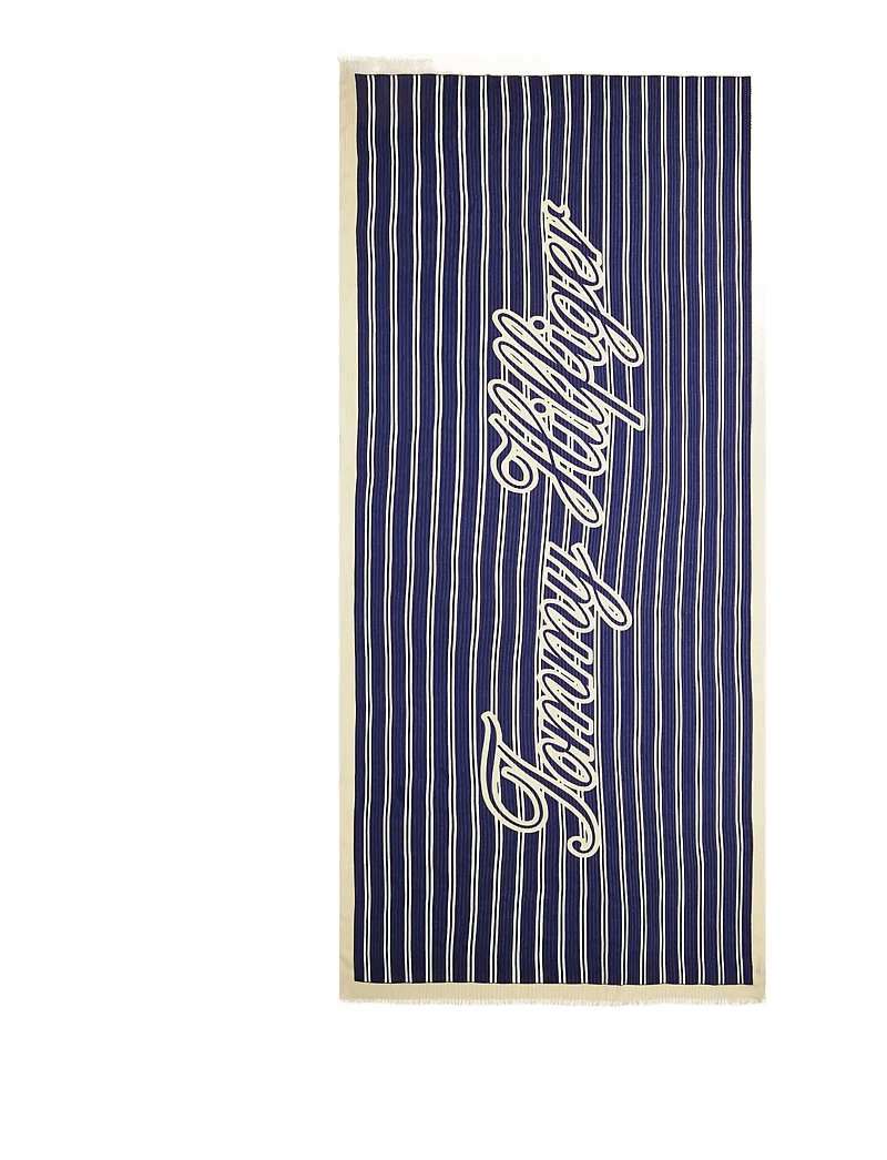 Tommy Hilfiger - TH SCRIPT SCARF - tynde tørklæder - yale navy - 1