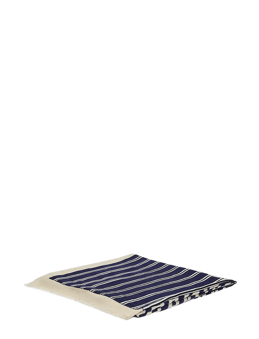 Tommy Hilfiger - TH SCRIPT SCARF - léttir treflar - yale navy - 2