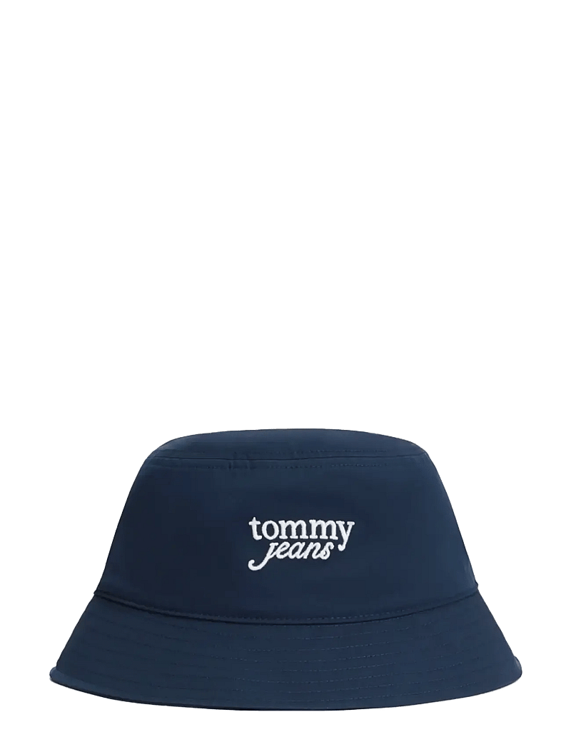 Tommy Hilfiger - TJW SCRIPT BUCKET HAT - bøllehatte - dark night navy - 1
