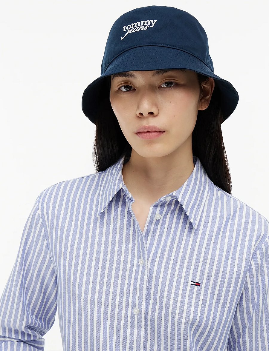 Tommy Hilfiger - TJW SCRIPT BUCKET HAT - bucket hats - dark night navy - 0