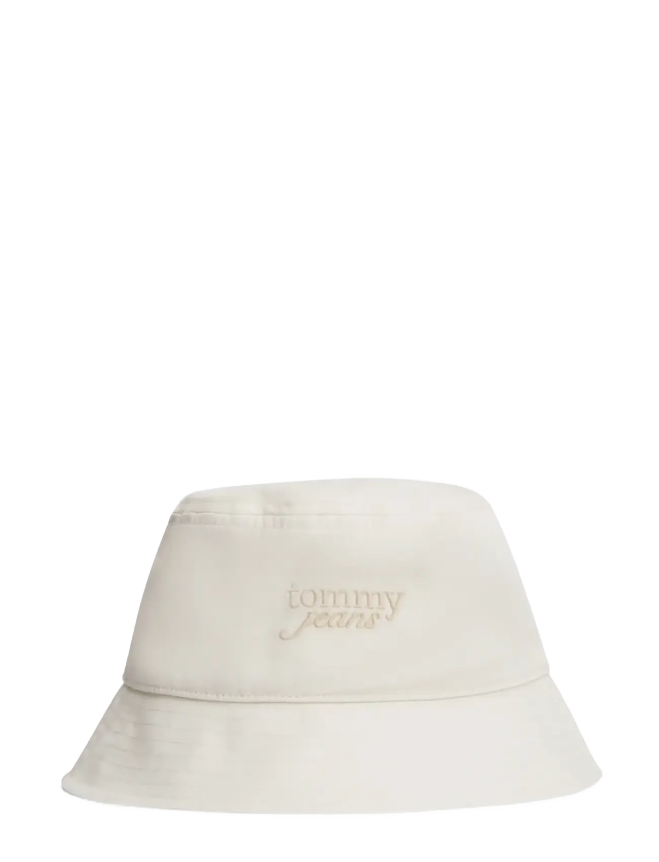 Tommy Hilfiger TJW SCRIPT BUCKET HAT - Summer in the city - IVORY / cream