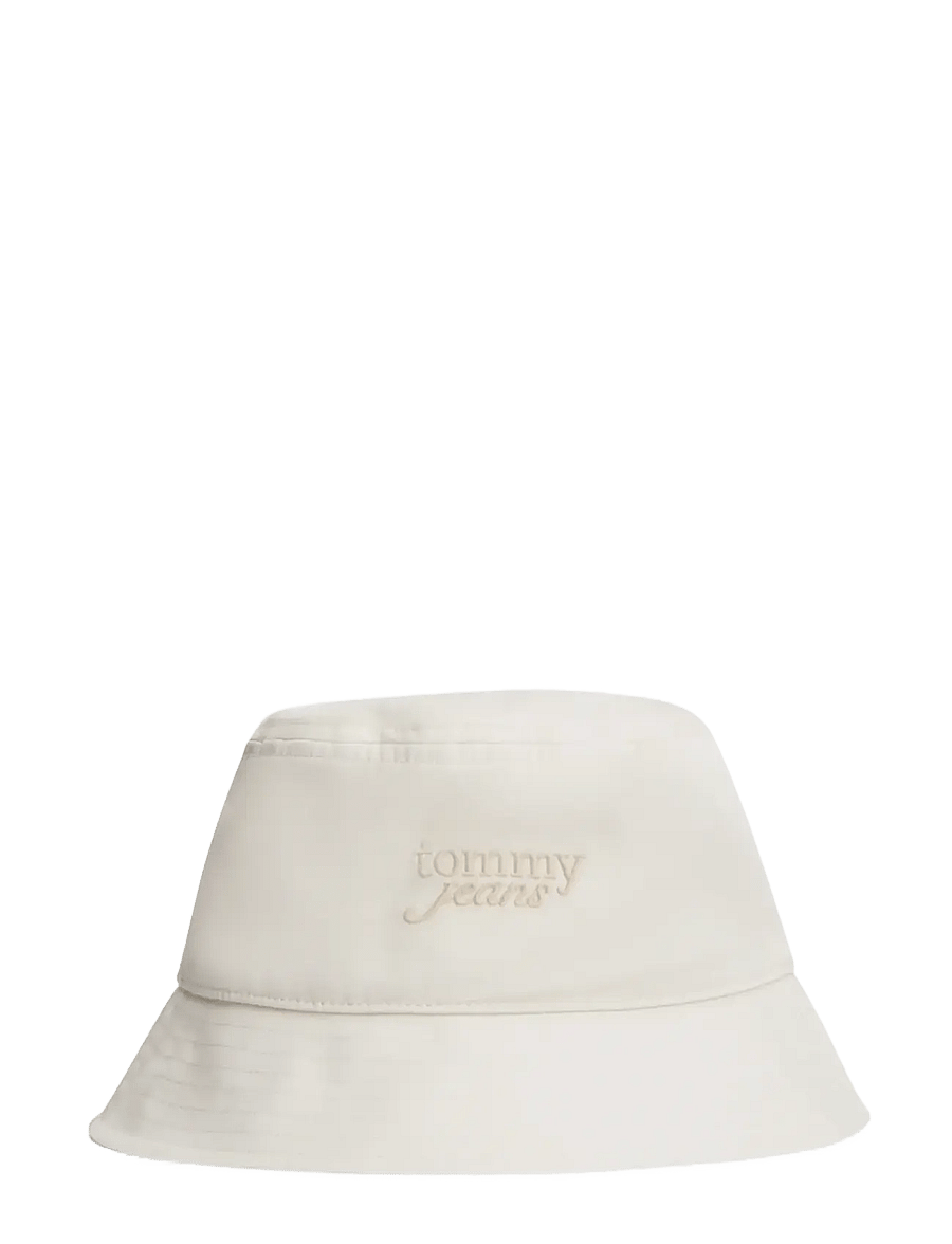 Tommy Hilfiger - TJW SCRIPT BUCKET HAT - bucket-hattar - ivory - 0
