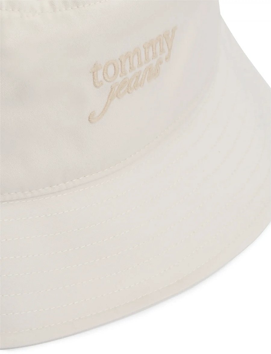 Tommy Hilfiger - TJW SCRIPT BUCKET HAT - bucket-hattar - ivory - 3