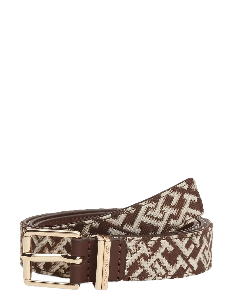 Tommy Hilfiger - TH SQUARE 2.5 JACQUARD - igapäevased vööd - classic khaki - 0