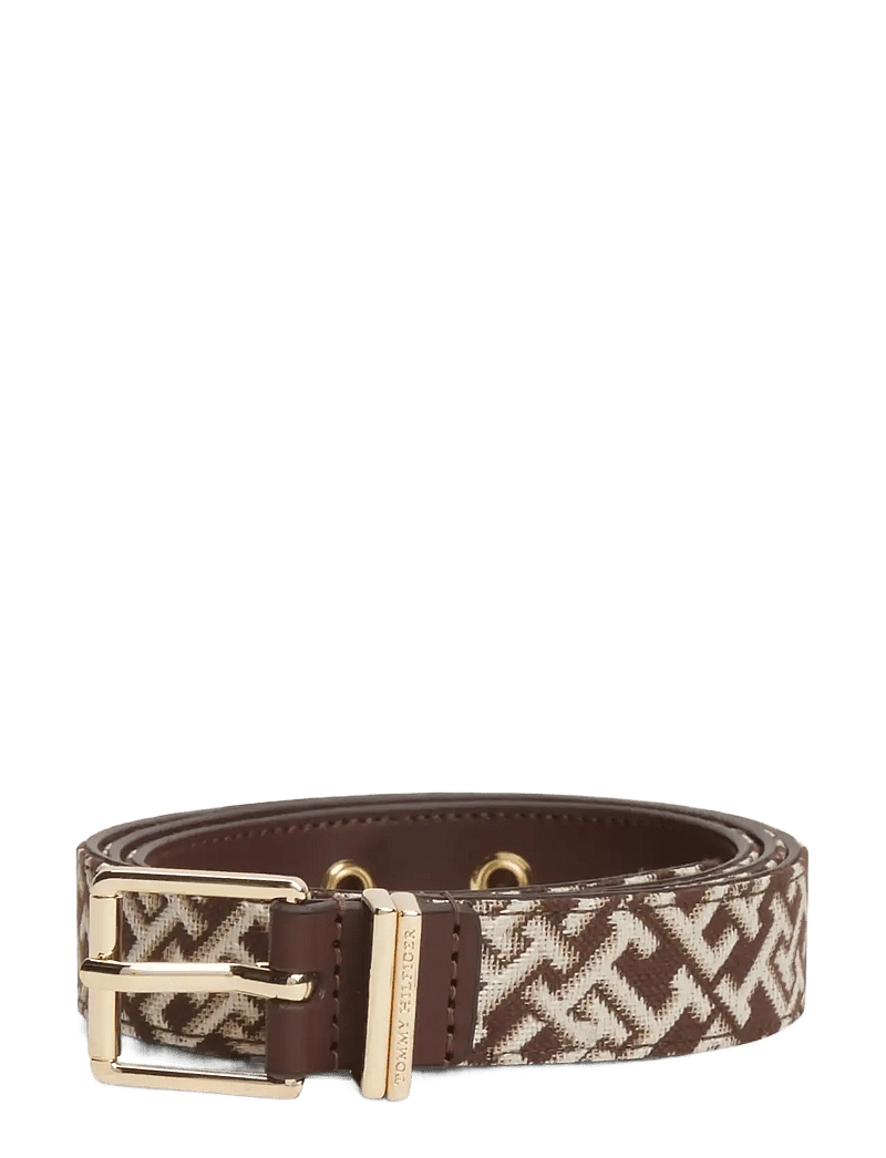 Tommy Hilfiger - TH SQUARE 2.5 JACQUARD - igapäevased vööd - classic khaki - 1