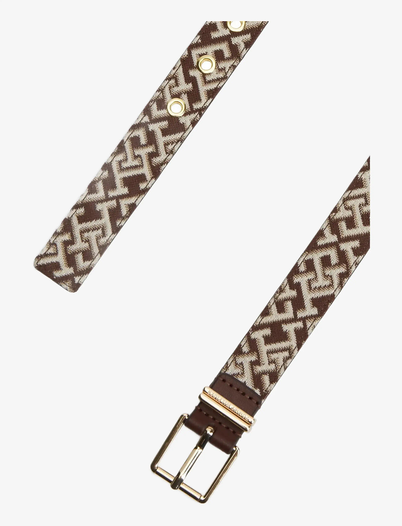 Tommy Hilfiger - TH SQUARE 2.5 JACQUARD - igapäevased vööd - classic khaki - 2