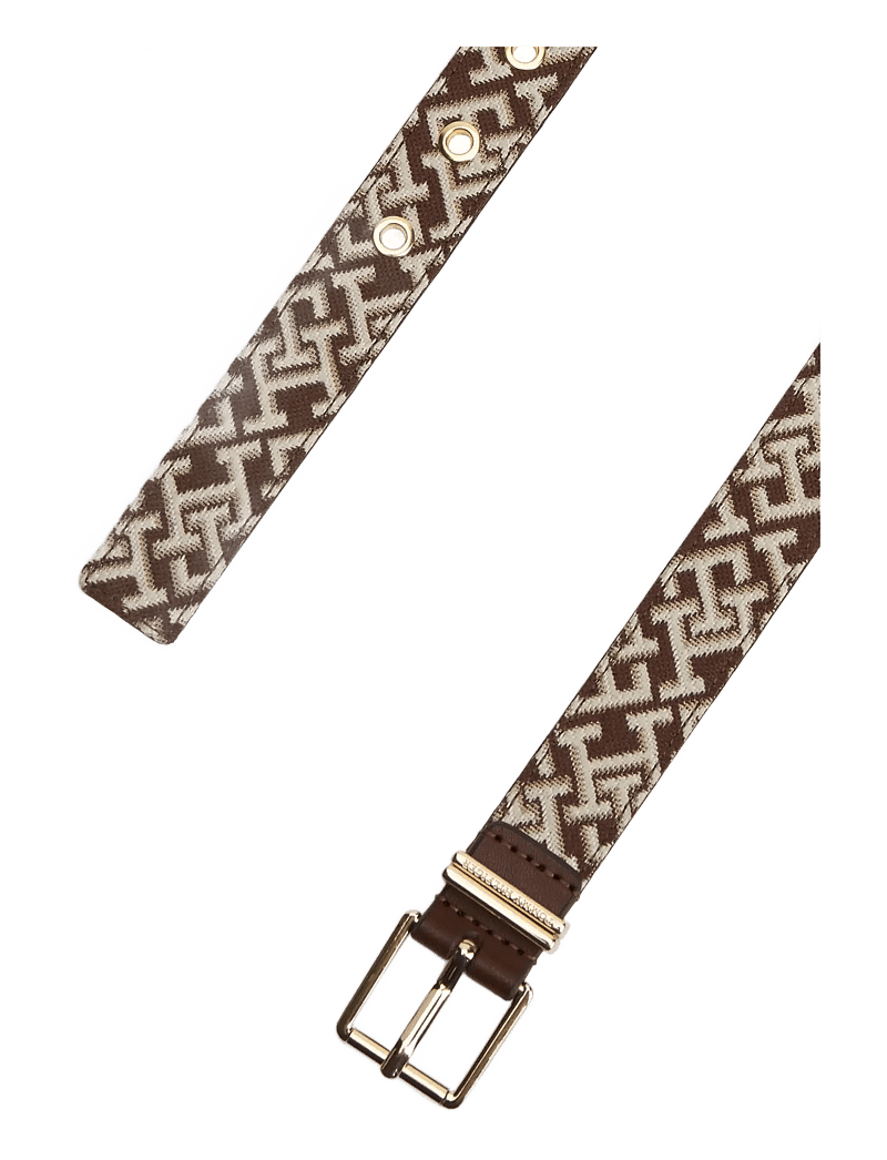 Tommy Hilfiger - TH SQUARE 2.5 JACQUARD - igapäevased vööd - classic khaki - 2