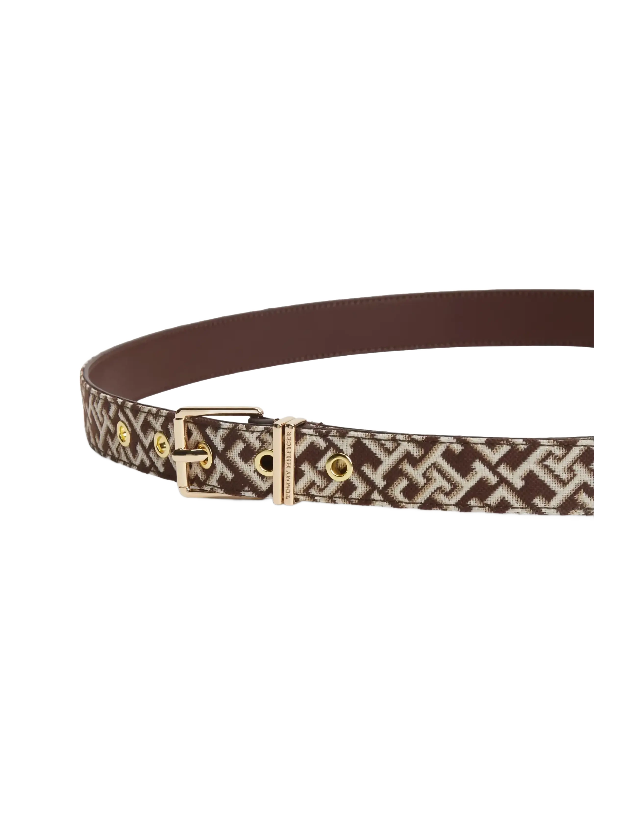 Tommy Hilfiger - TH SQUARE 2.5 JACQUARD - casual bælter - classic khaki - 3