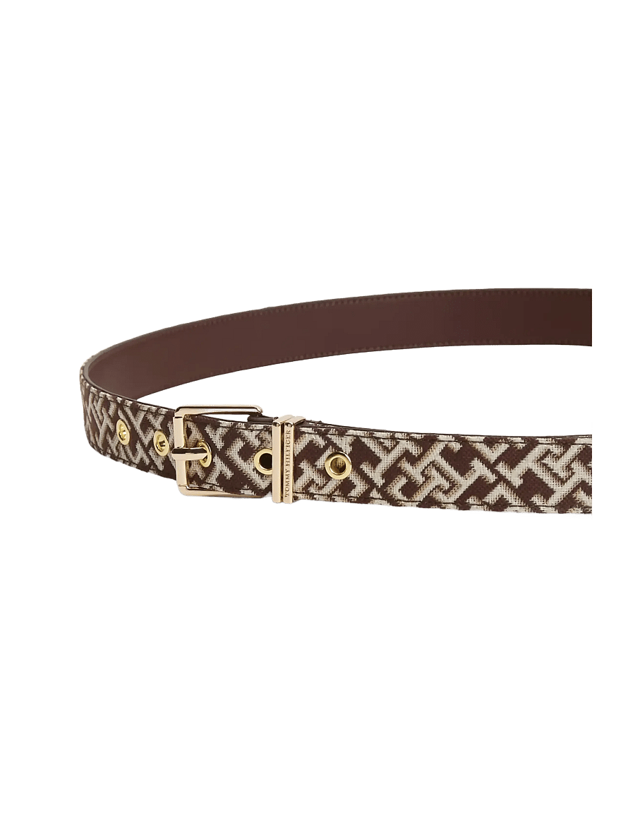Tommy Hilfiger - TH SQUARE 2.5 JACQUARD - casual bælter - classic khaki - 3