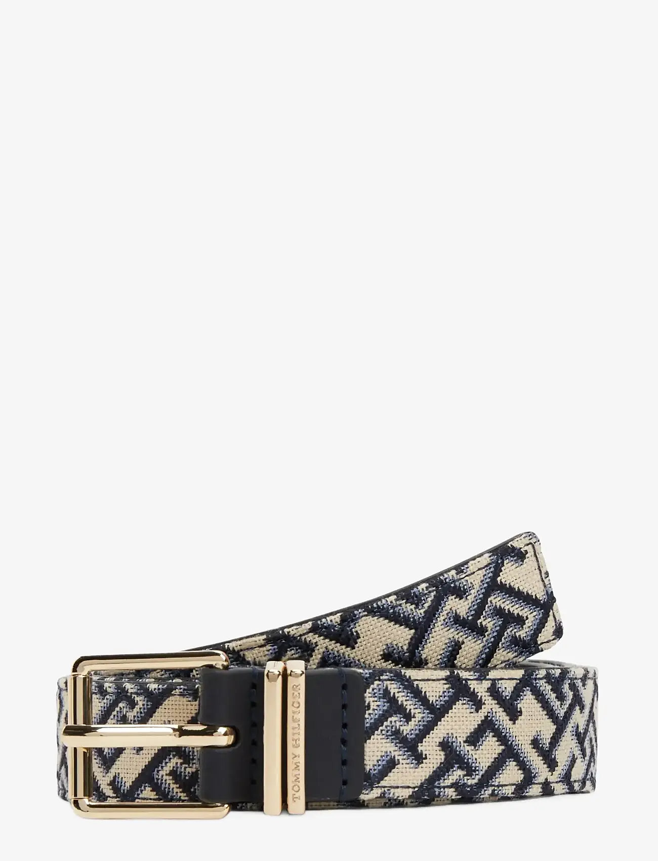 Tommy Hilfiger - TH SQUARE 2.5 JACQUARD - ceintures classiques - space blue - 0