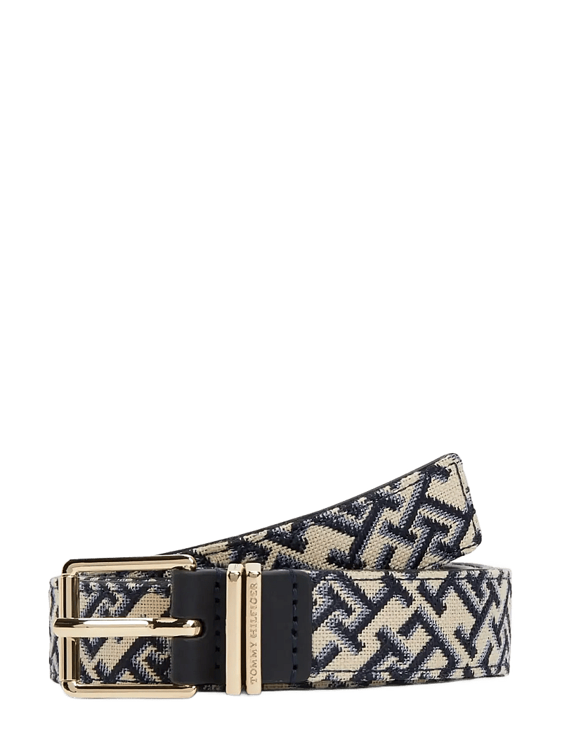 Tommy Hilfiger - TH SQUARE 2.5 JACQUARD - ceintures classiques - space blue - 0