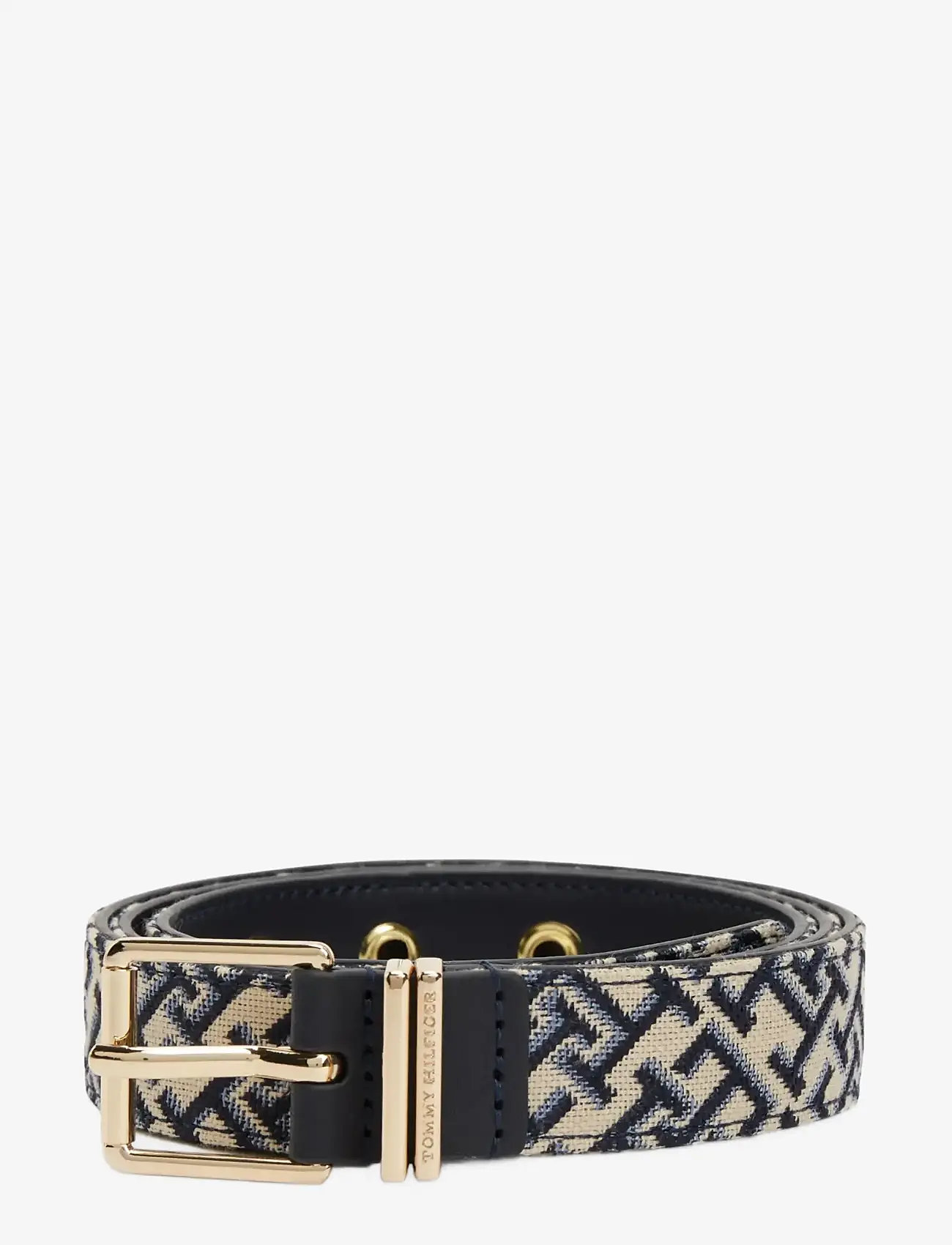 Tommy Hilfiger - TH SQUARE 2.5 JACQUARD - ceintures classiques - space blue - 1