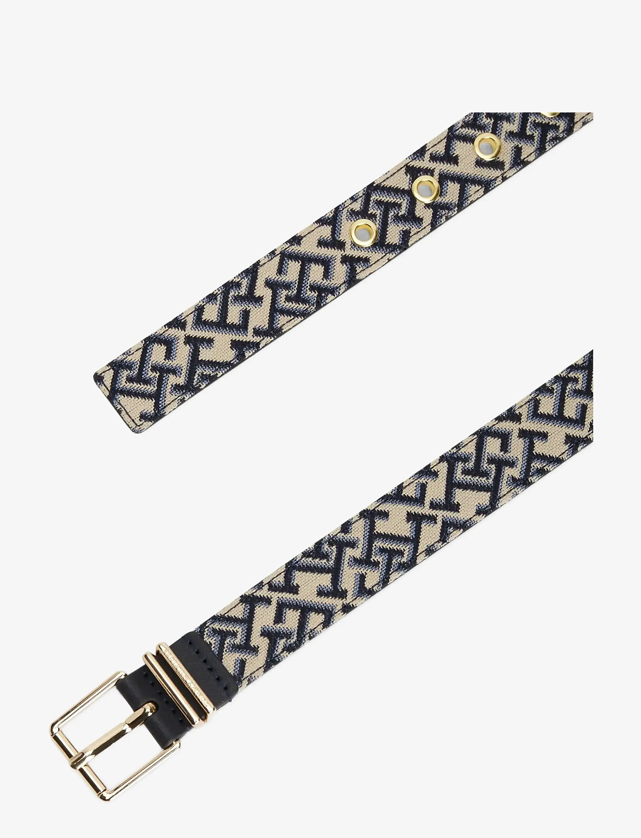 Tommy Hilfiger - TH SQUARE 2.5 JACQUARD - ceintures classiques - space blue - 2