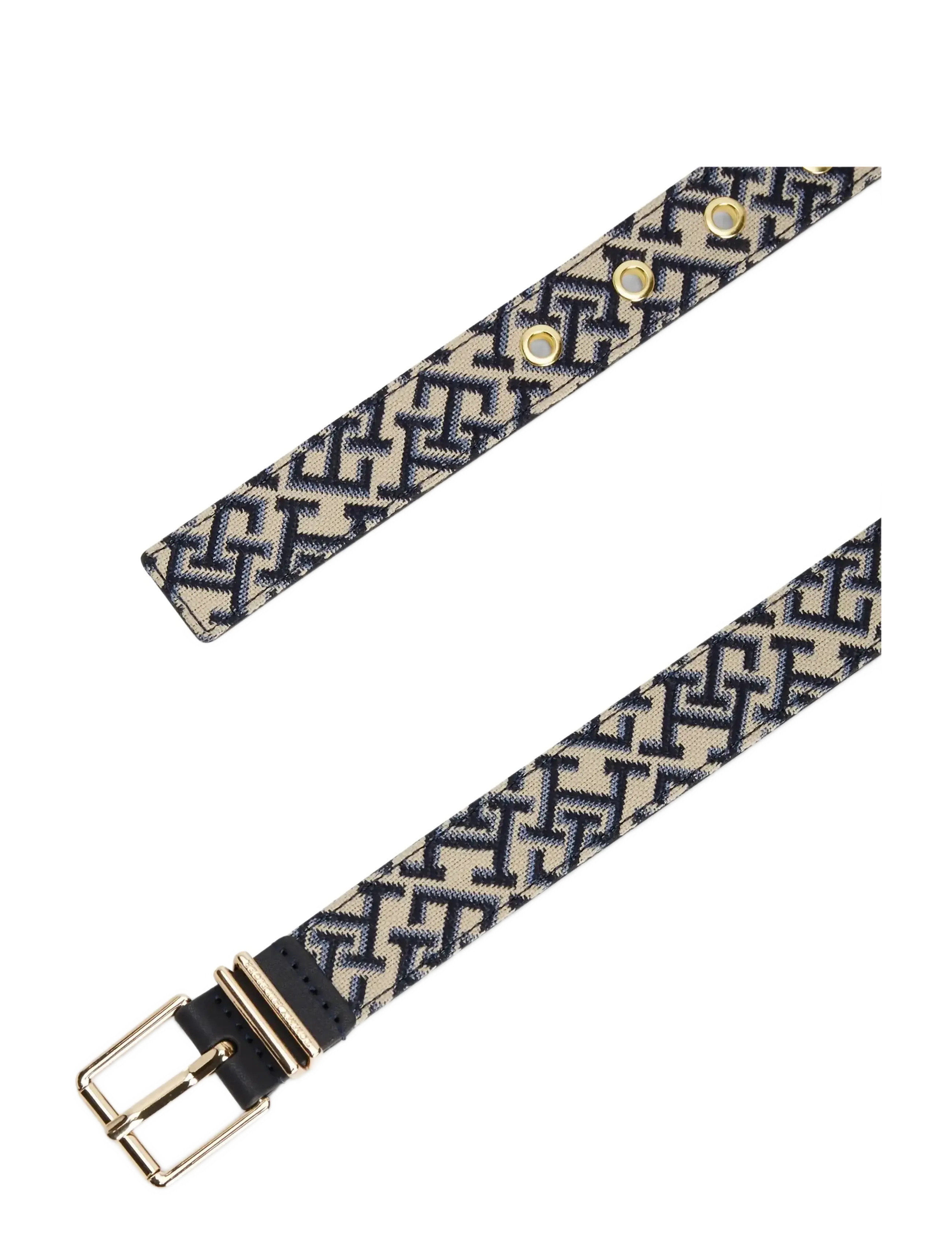 Tommy Hilfiger - TH SQUARE 2.5 JACQUARD - Önnur belti - space blue - 2