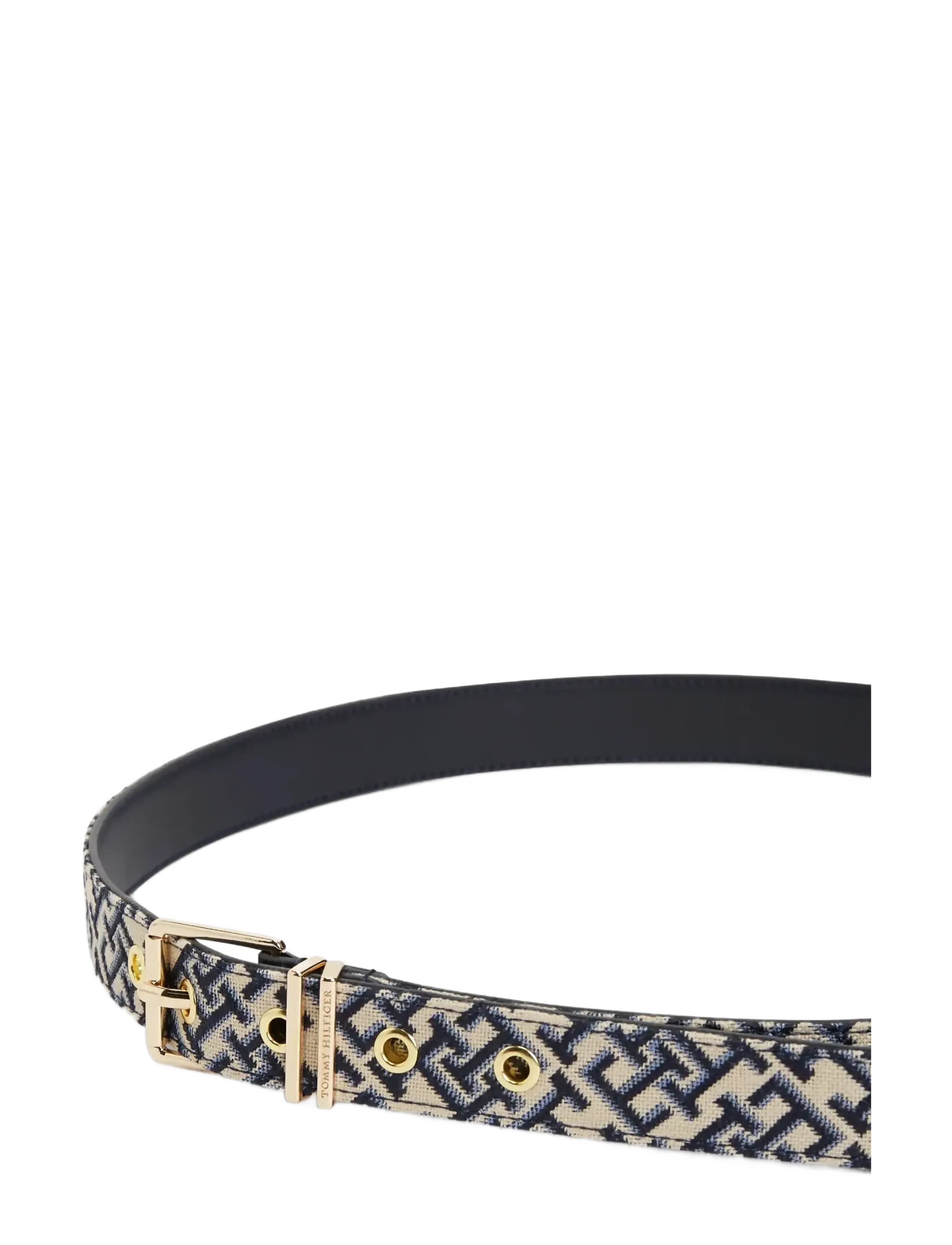 Tommy Hilfiger - TH SQUARE 2.5 JACQUARD - Önnur belti - space blue - 3