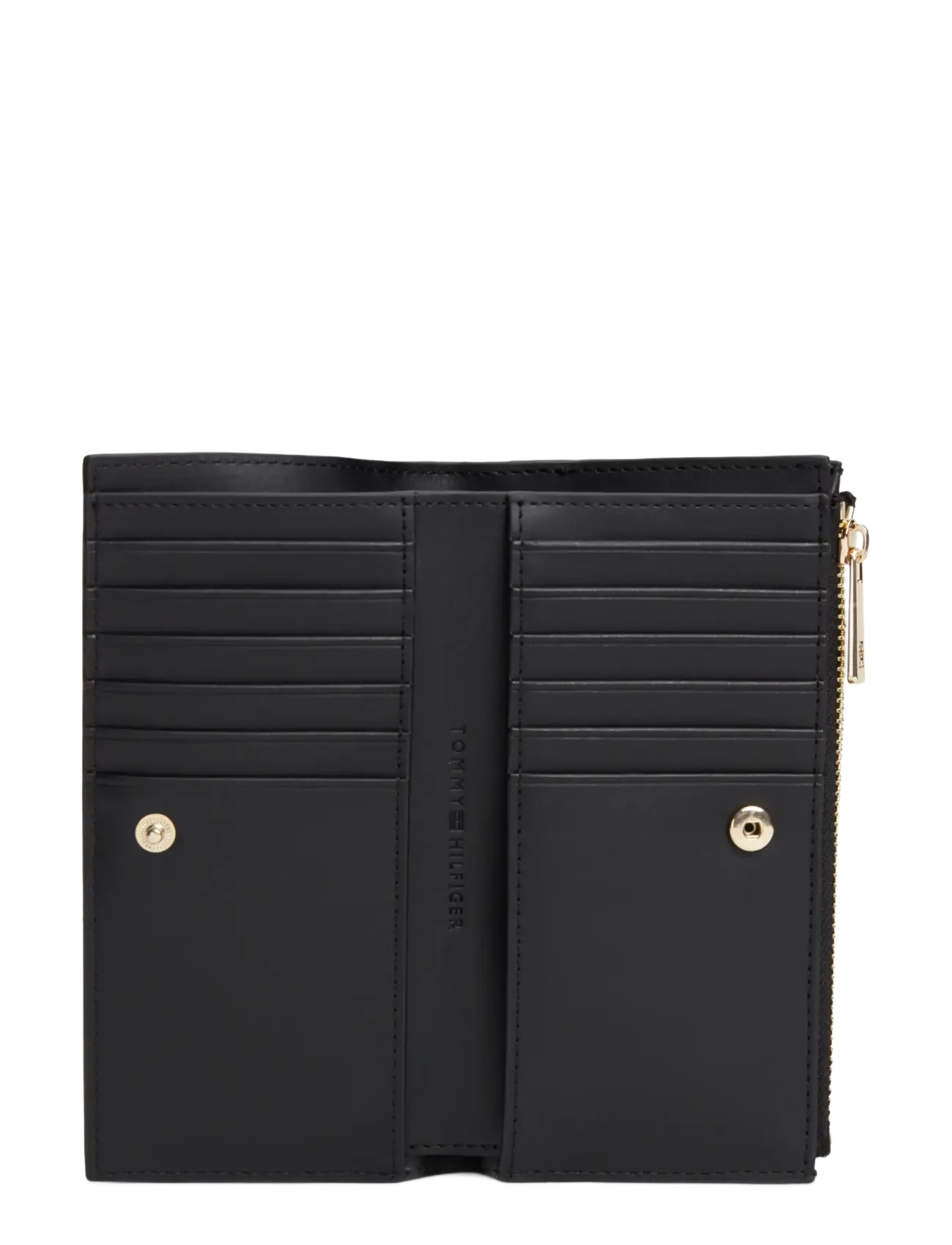 Tommy Hilfiger - TH ICON LONG BIFOLD MONO - punge - black - 1