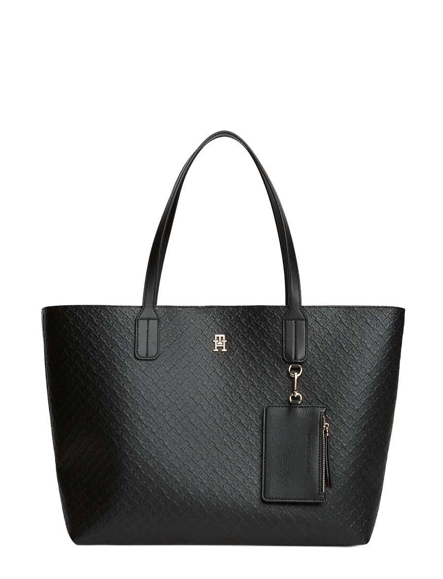 Tommy Hilfiger - TH ICON TOTE MONO - black - 1