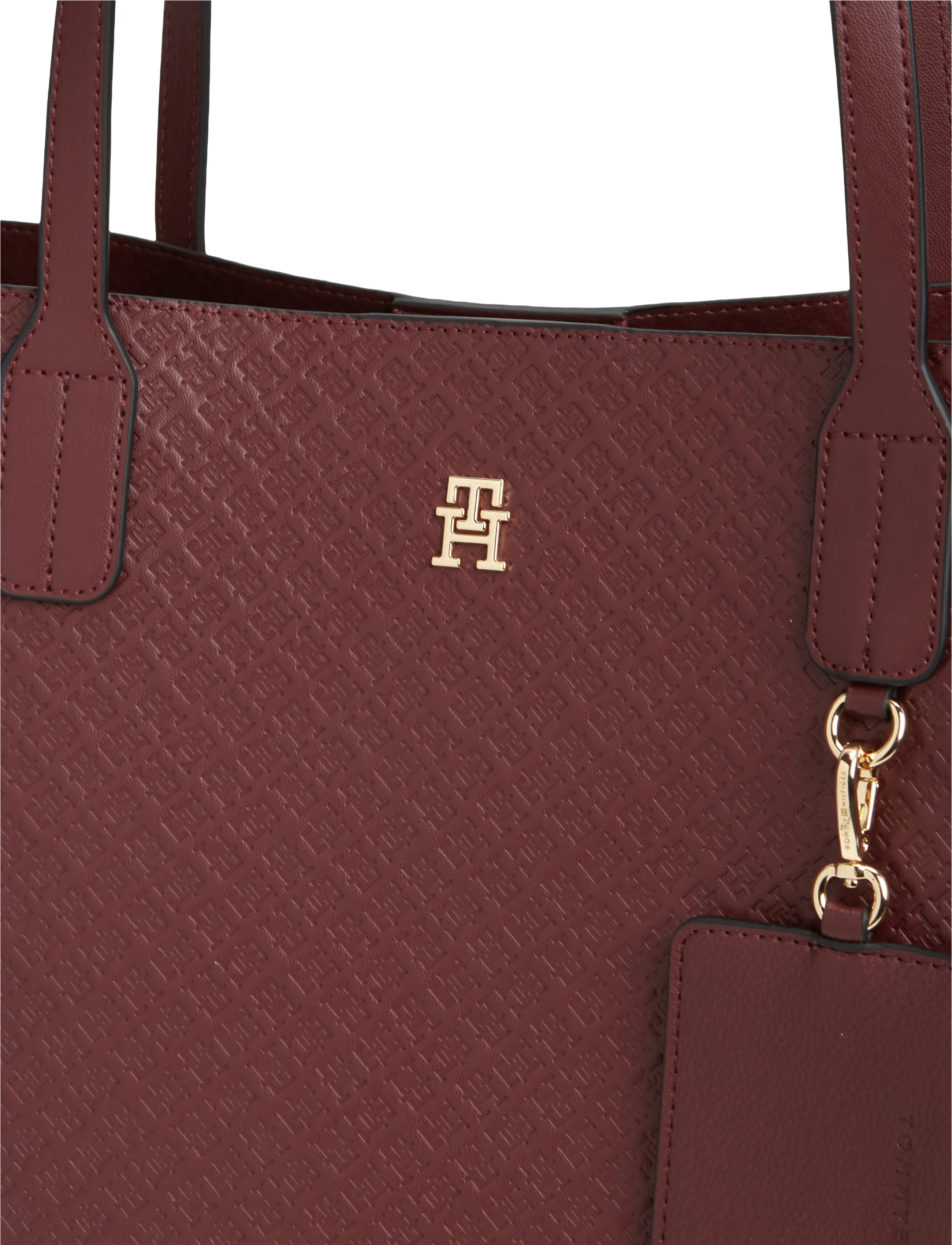 Tommy Hilfiger - TH ICON TOTE MONO - oxblood - 3