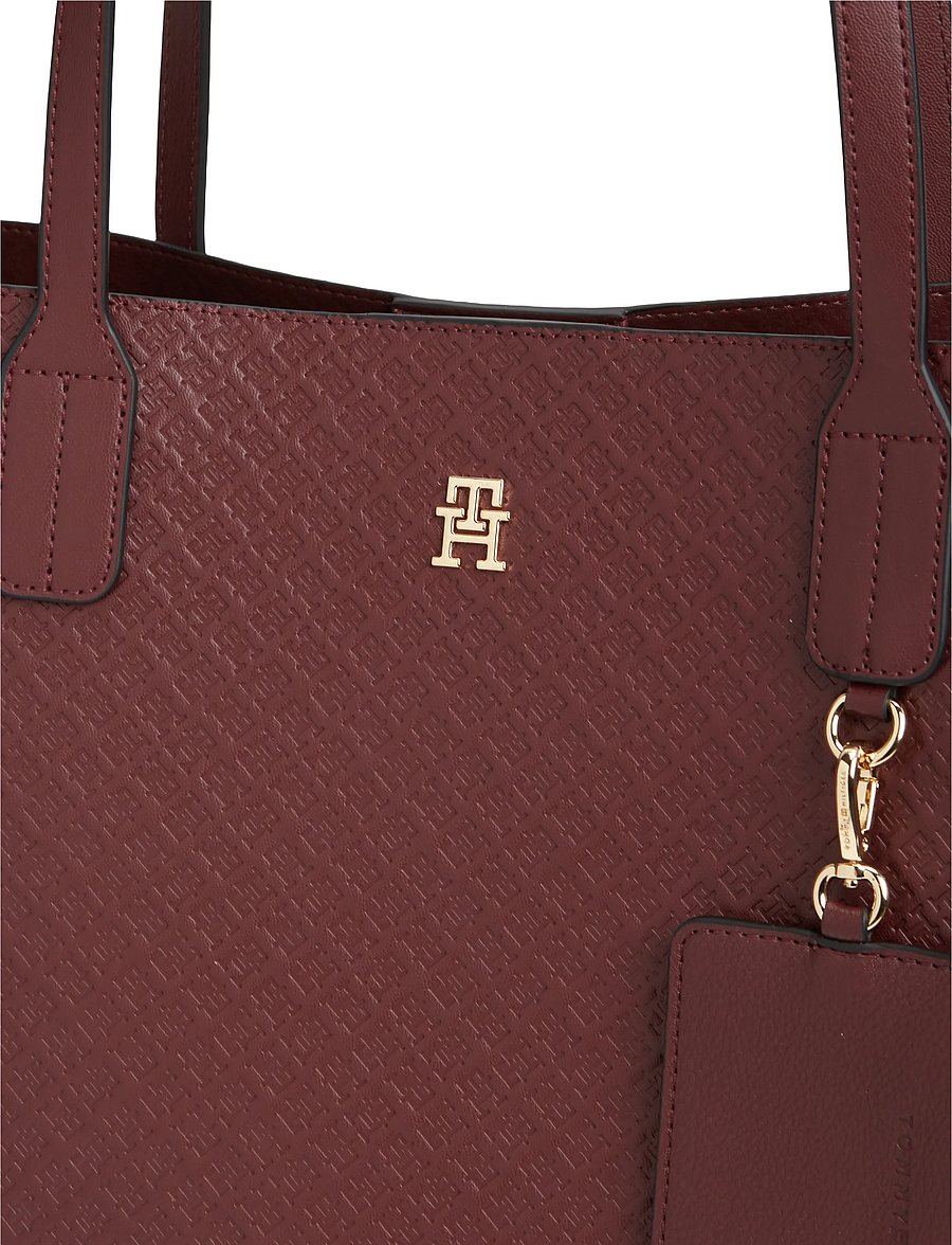 Tommy Hilfiger - TH ICON TOTE MONO - oxblood - 3